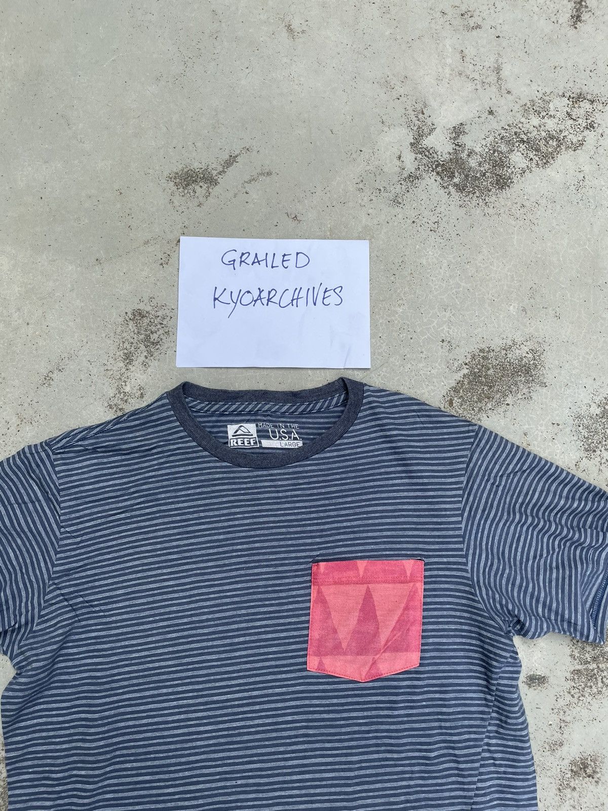 REEF REEF USA SINGLE POCKET TEE Size US L / EU 52-54 / 3 - 2 Thumbnail
