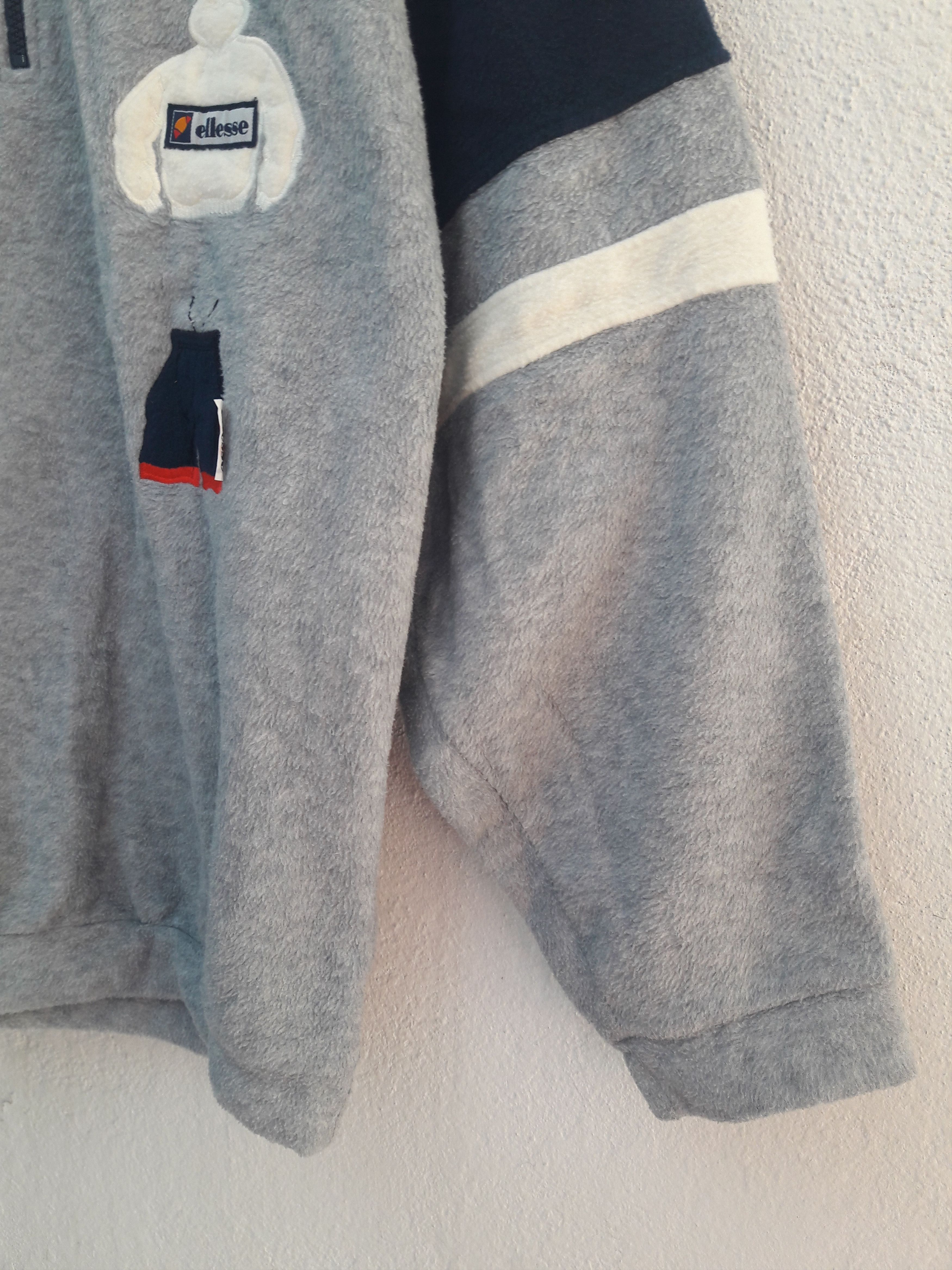 Ellesse × Vintage Vtg Ellesse Perugia Italia Dal 1959 Fleece Sweatshirt Size US L / EU 52-54 / 3 - 8 Thumbnail