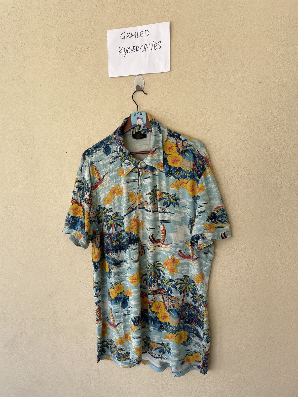 Express HAWAIIAN POLOS Size US XL / EU 56 / 4 - 2 Thumbnail