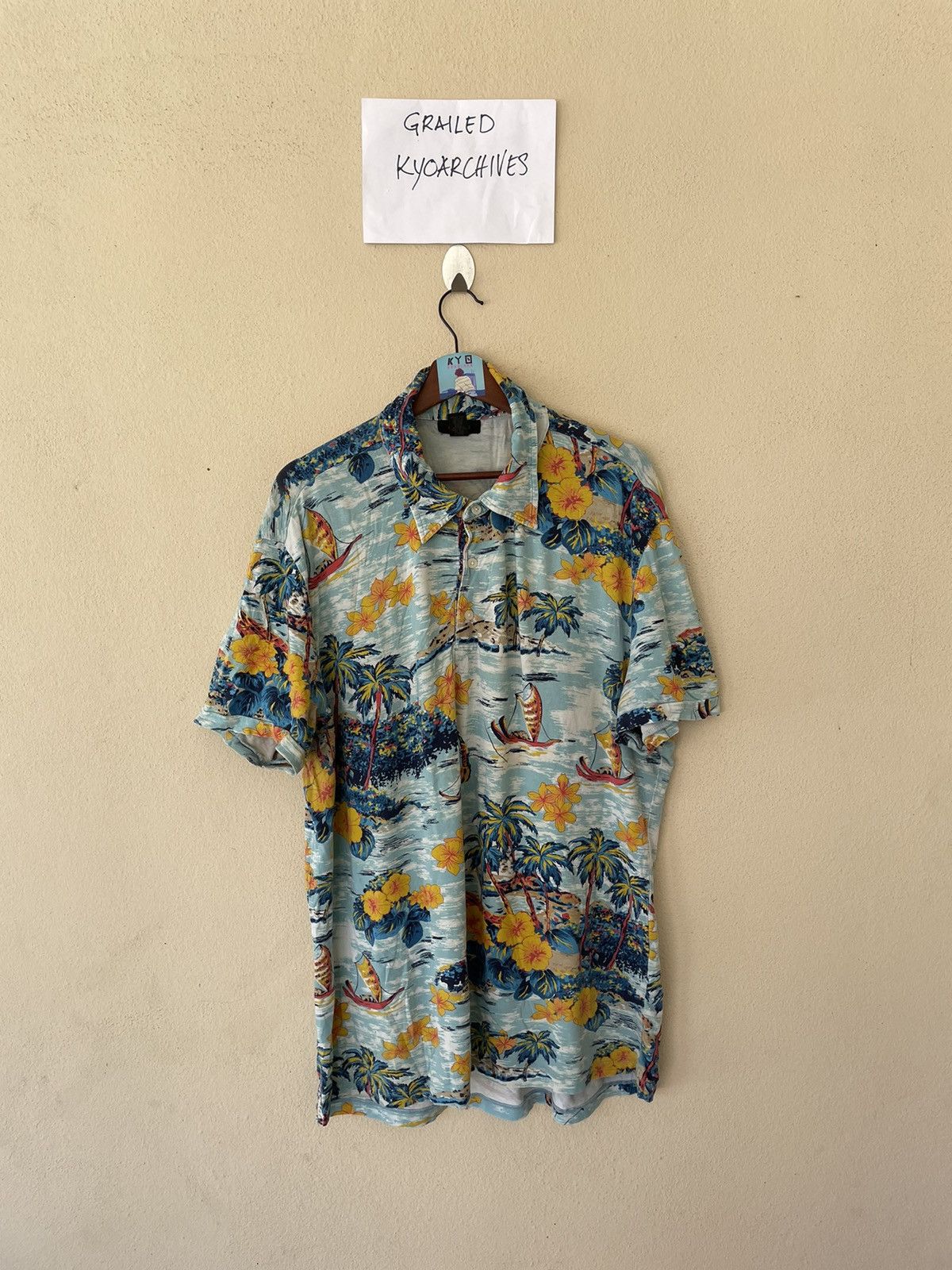 Express HAWAIIAN POLOS Size US XL / EU 56 / 4 - 1 Thumbnail