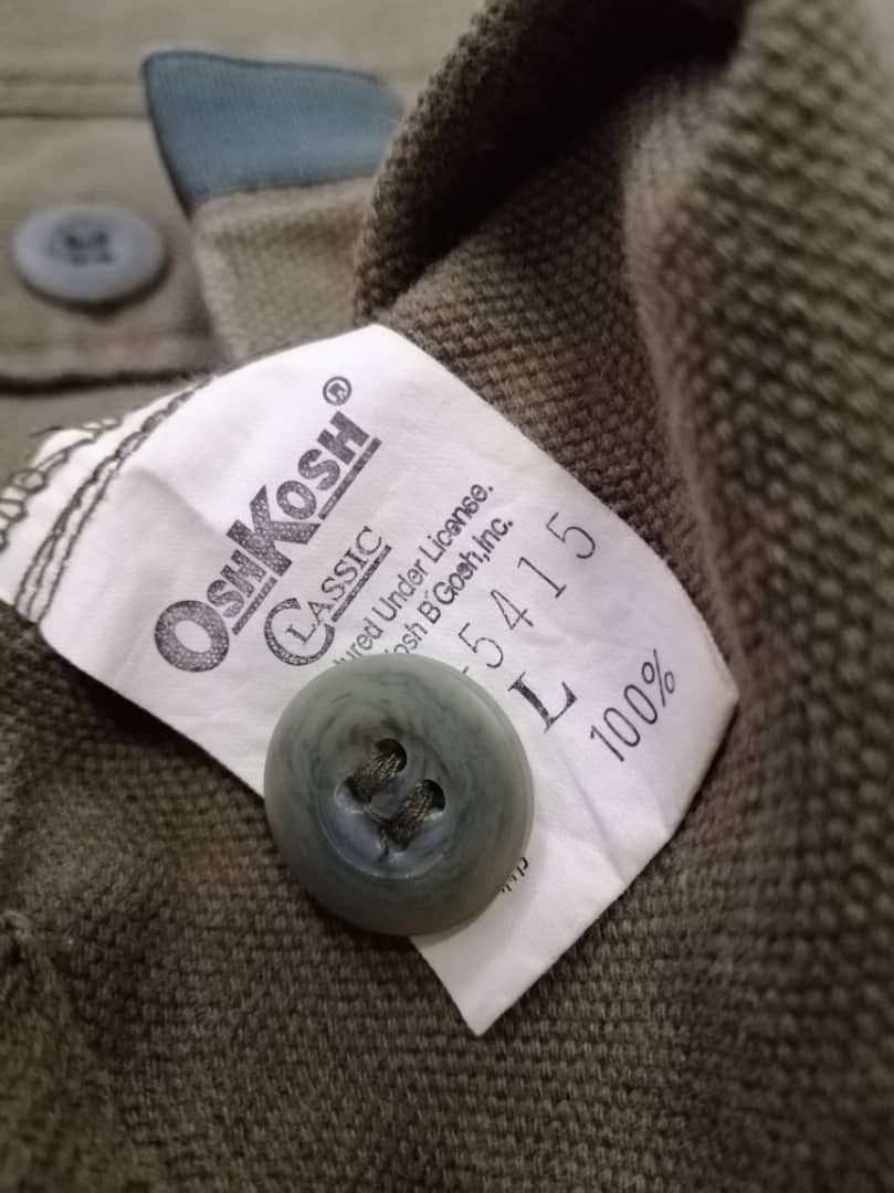 American Apparel × Oshkosh 🔥OFFER🔥Vtg Oshkosh Classic Linen American Workwear Jacket Size US L / EU 52-54 / 3 - 7 Thumbnail