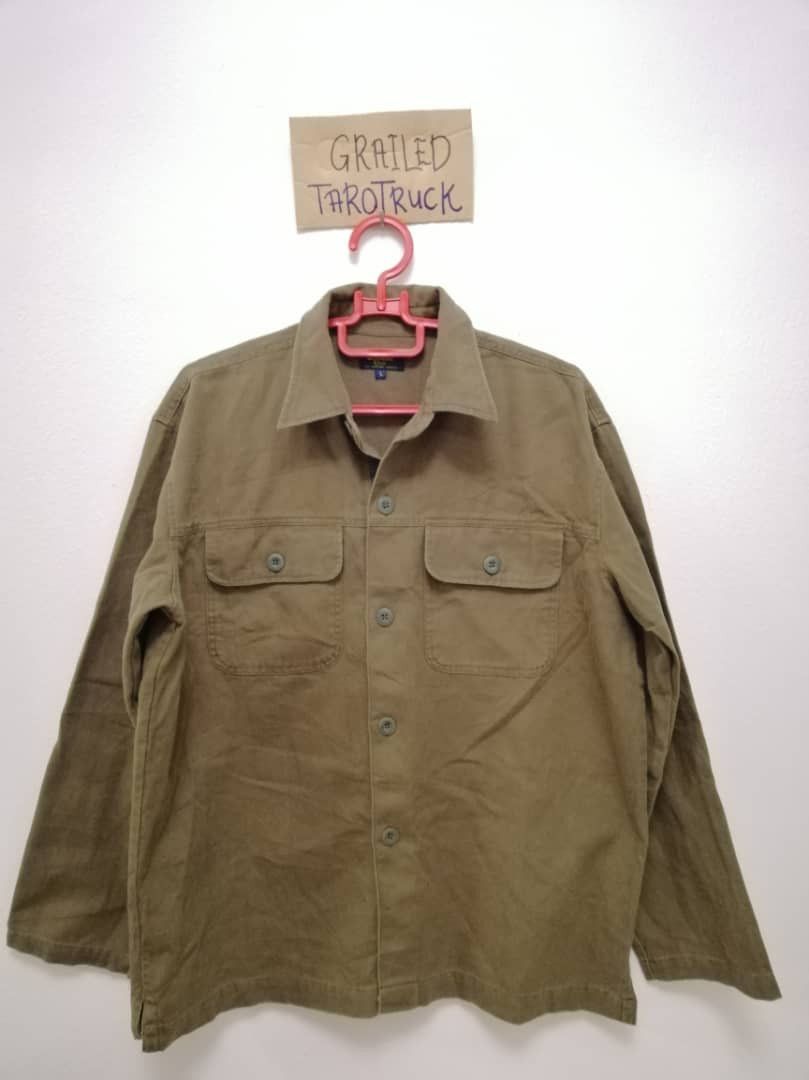 American Apparel × Oshkosh 🔥OFFER🔥Vtg Oshkosh Classic Linen American Workwear Jacket Size US L / EU 52-54 / 3 - 1 Thumbnail