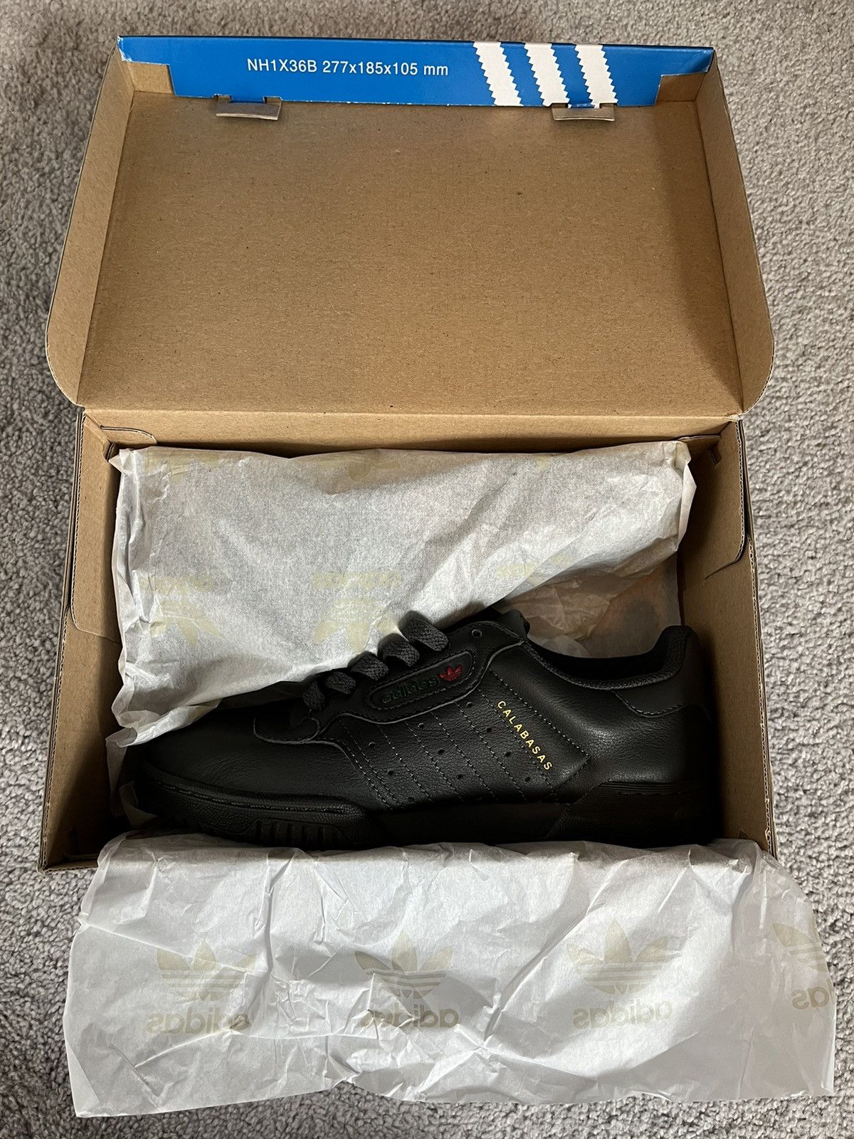 Adidas New ADIDAS YEEZY Powerphase Core Black- (M 5.5/ W7) | $40 Size US 5.5 / EU 38 - 5 Thumbnail
