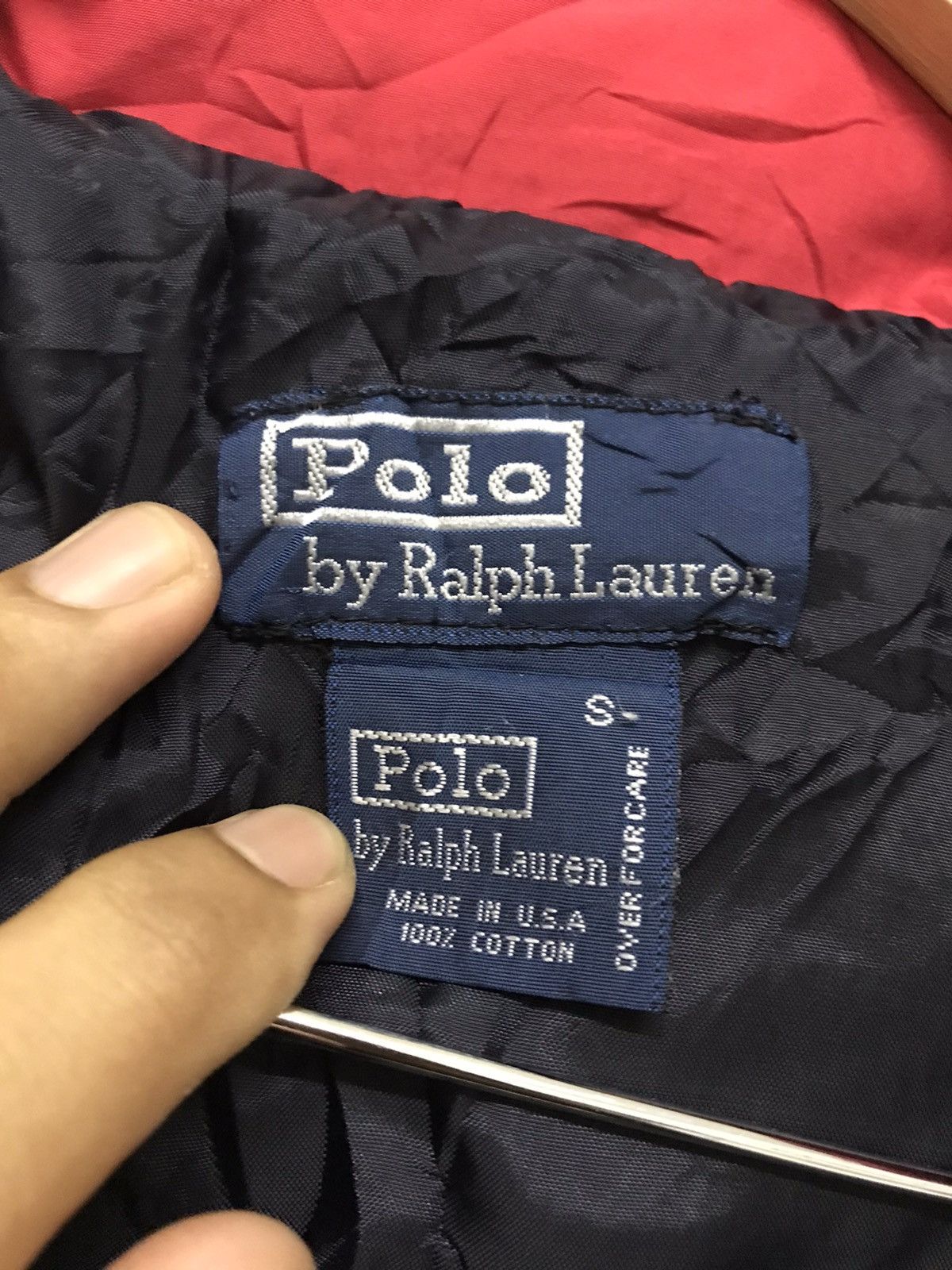 Polo Ralph Lauren Vintage Polo Ralph Lauren Puffer Bomber Jacket Red Size US S / EU 44-46 / 1 - 17 Thumbnail
