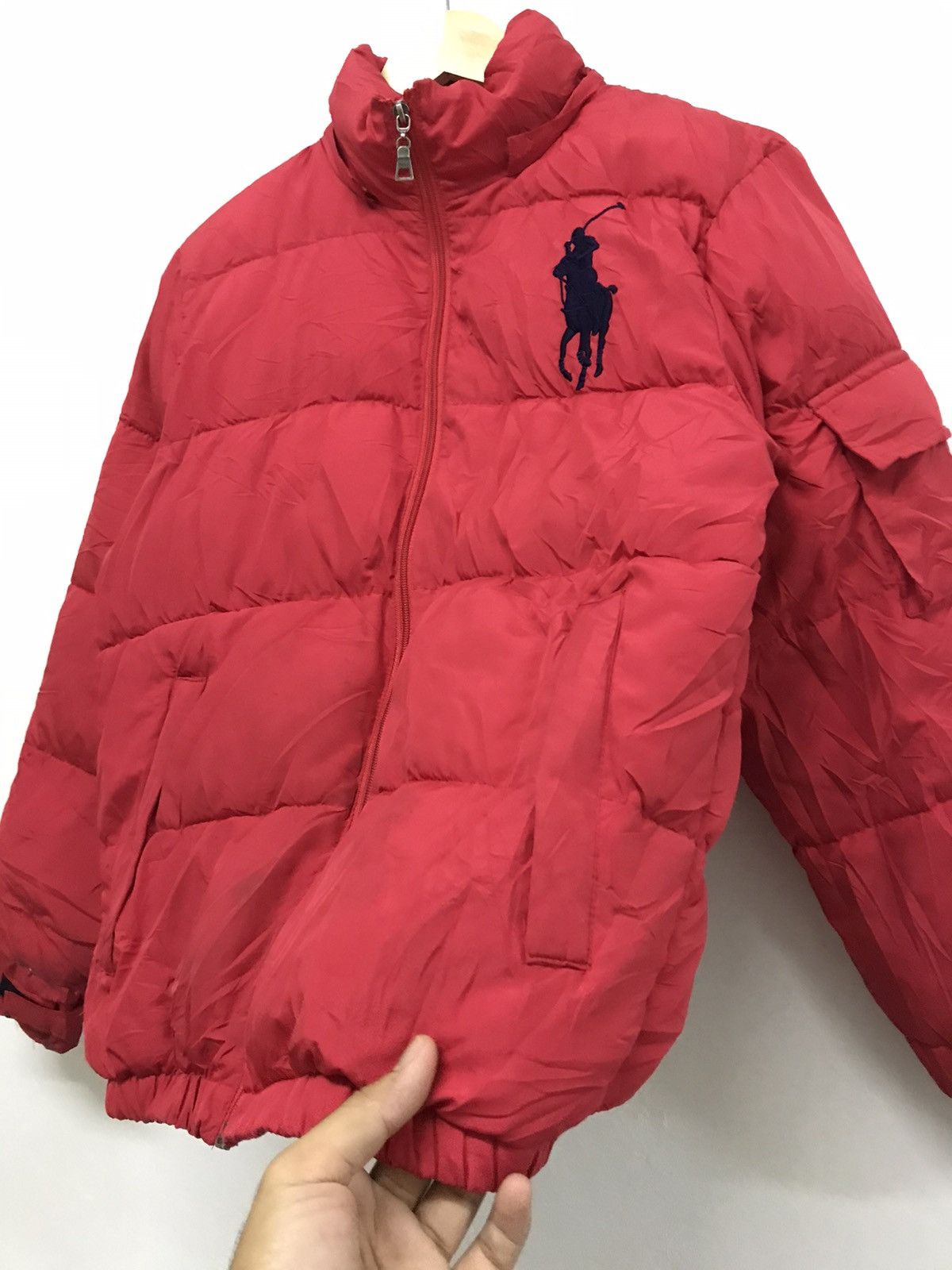 Polo Ralph Lauren Vintage Polo Ralph Lauren Puffer Bomber Jacket Red Size US S / EU 44-46 / 1 - 6 Thumbnail