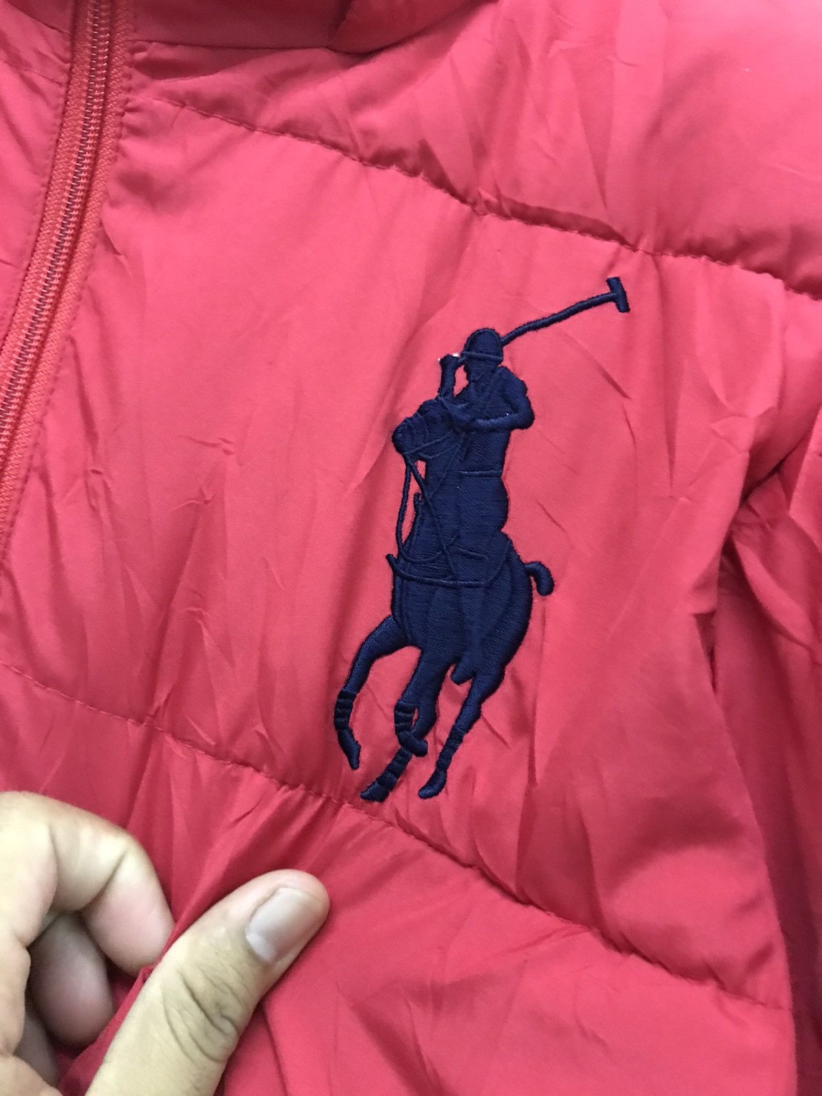 Polo Ralph Lauren Vintage Polo Ralph Lauren Puffer Bomber Jacket Red Size US S / EU 44-46 / 1 - 9 Thumbnail