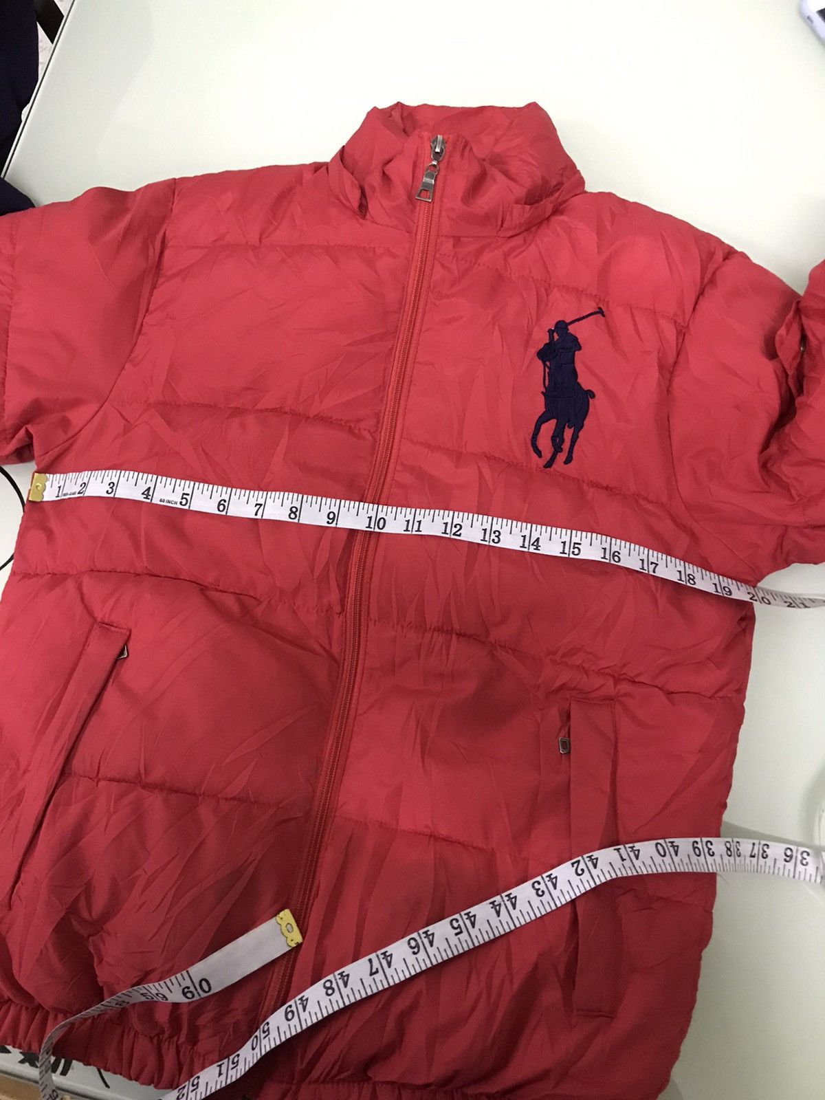 Polo Ralph Lauren Vintage Polo Ralph Lauren Puffer Bomber Jacket Red Size US S / EU 44-46 / 1 - 20 Thumbnail
