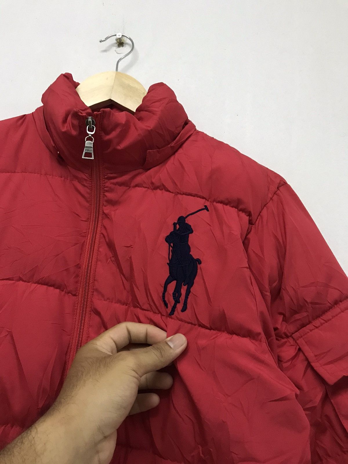 Polo Ralph Lauren Vintage Polo Ralph Lauren Puffer Bomber Jacket Red Size US S / EU 44-46 / 1 - 4 Thumbnail