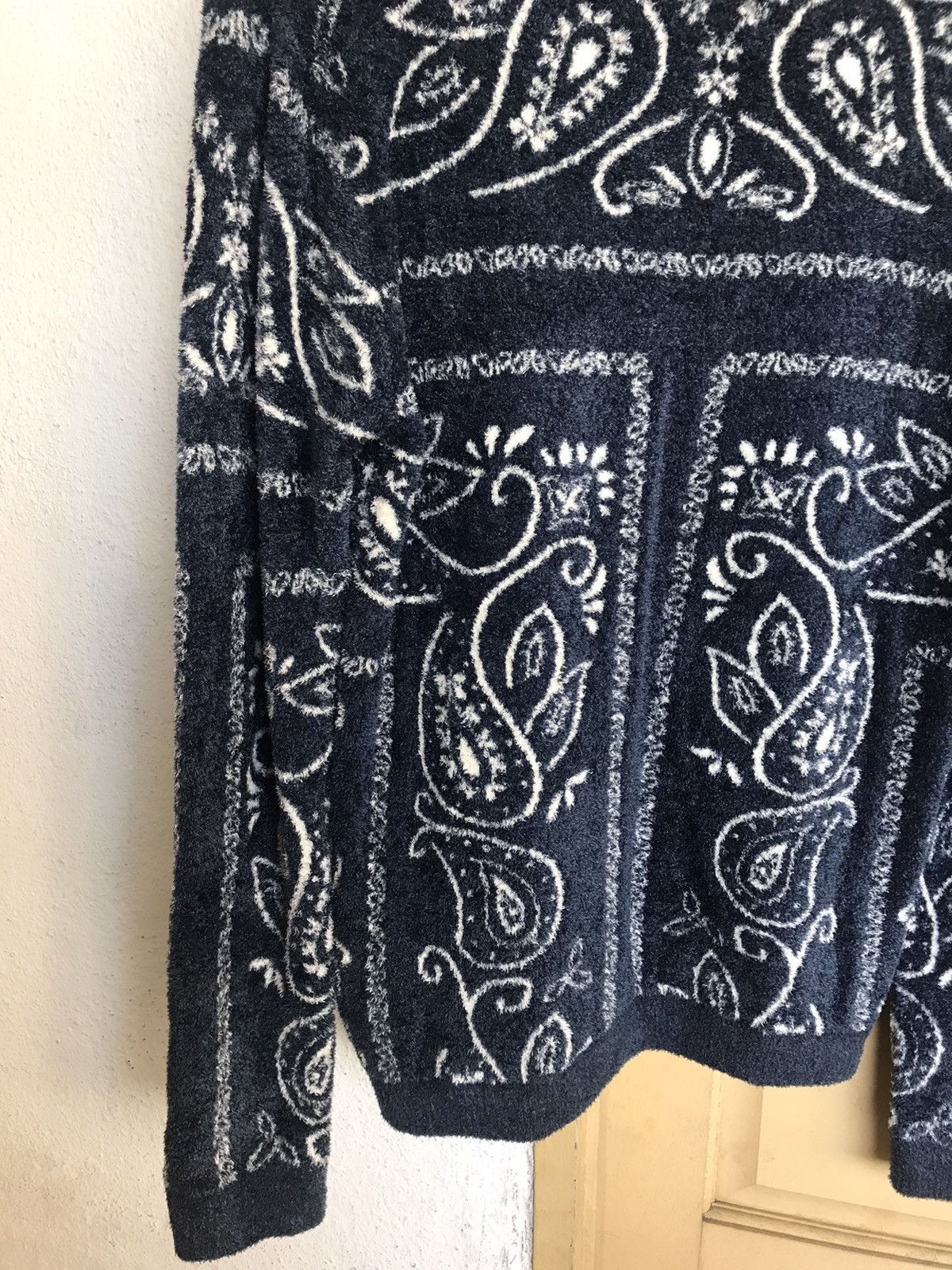Japanese Brand Urban Research Paisley Mohair Knitwear Sweater Like Kapital Size US M / EU 48-50 / 2 - 17 Thumbnail