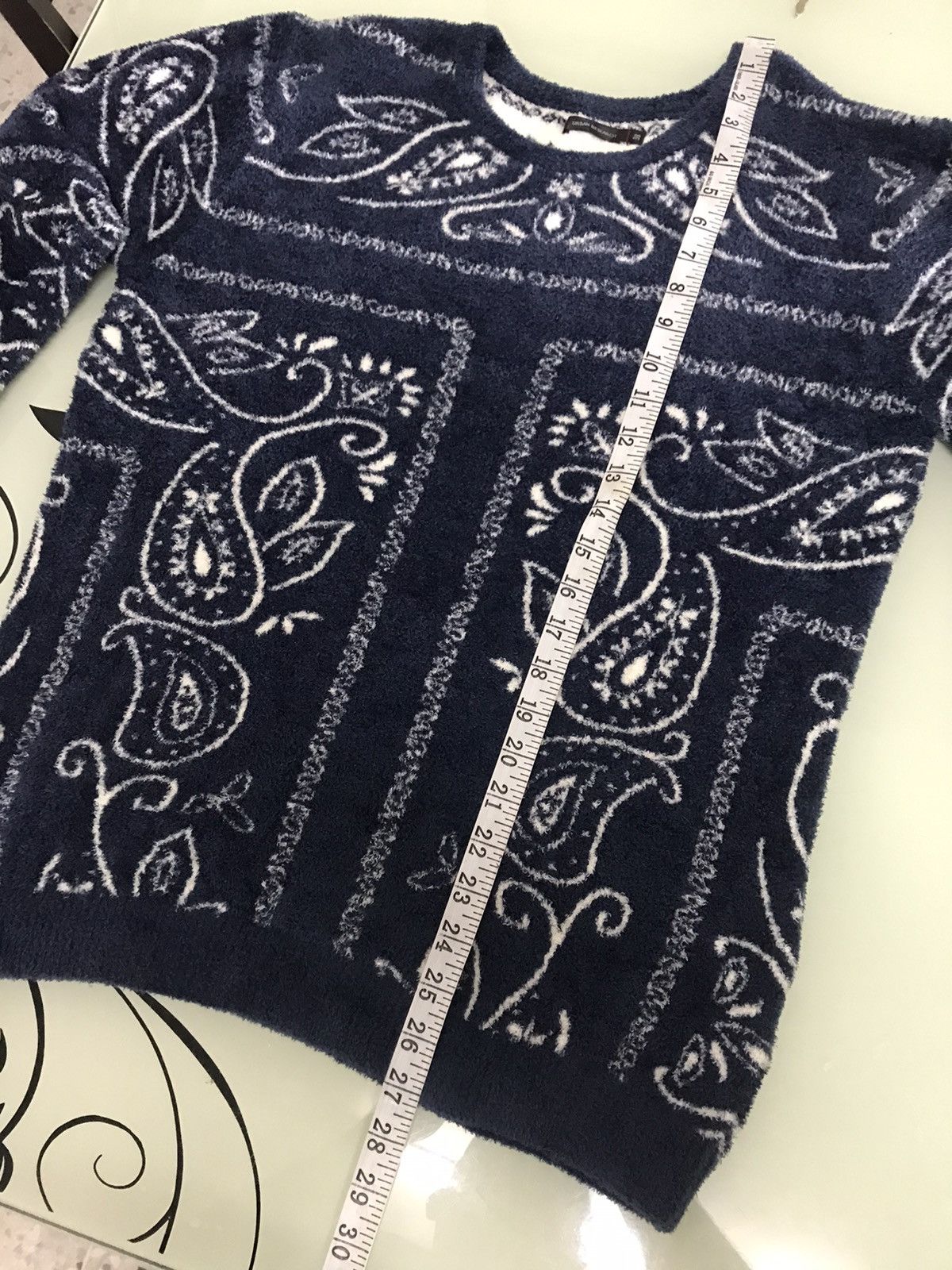 Japanese Brand Urban Research Paisley Mohair Knitwear Sweater Like Kapital Size US M / EU 48-50 / 2 - 19 Thumbnail