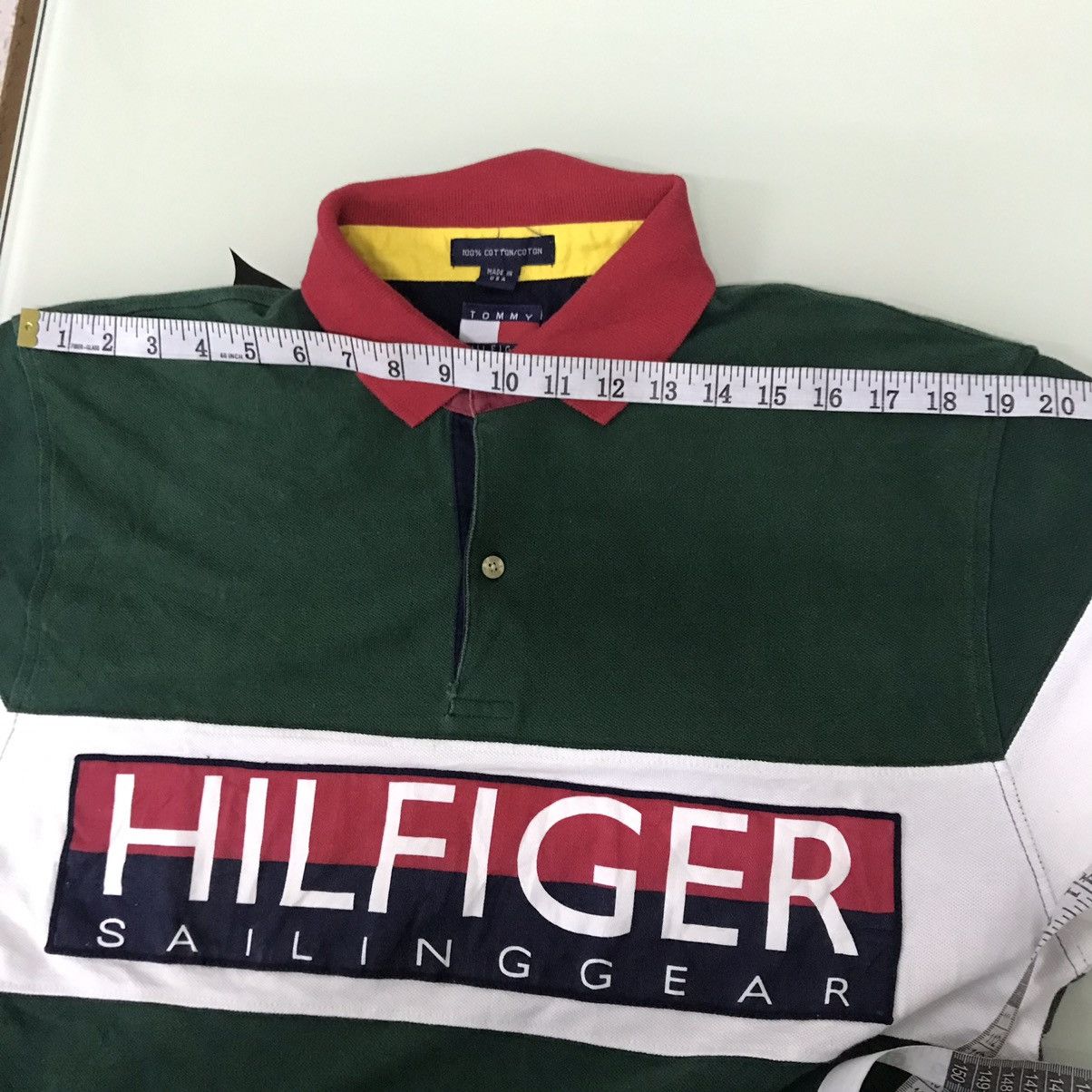 Tommy Hilfiger Vintage Tommy Hilfiger sailing gear big logo polo shirt Size US M / EU 48-50 / 2 - 17 Thumbnail