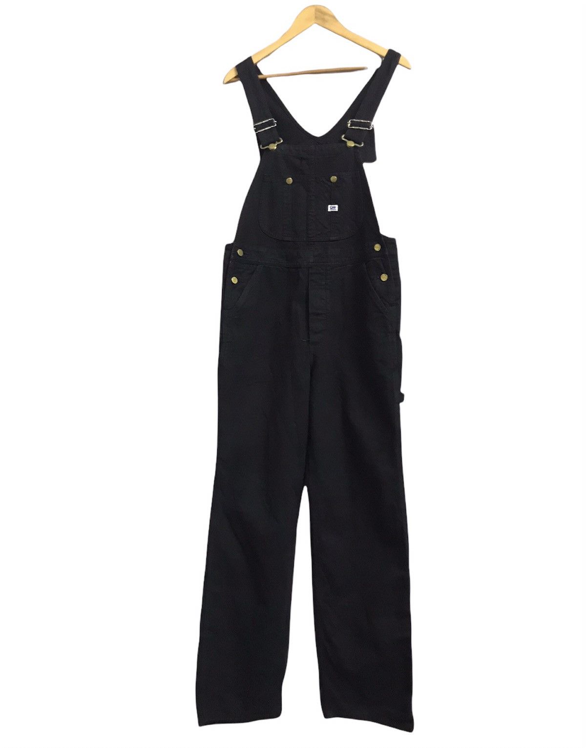 image of Lee Work Wear Denim Black Jumpsuit/coverall, Men's (Size 30)