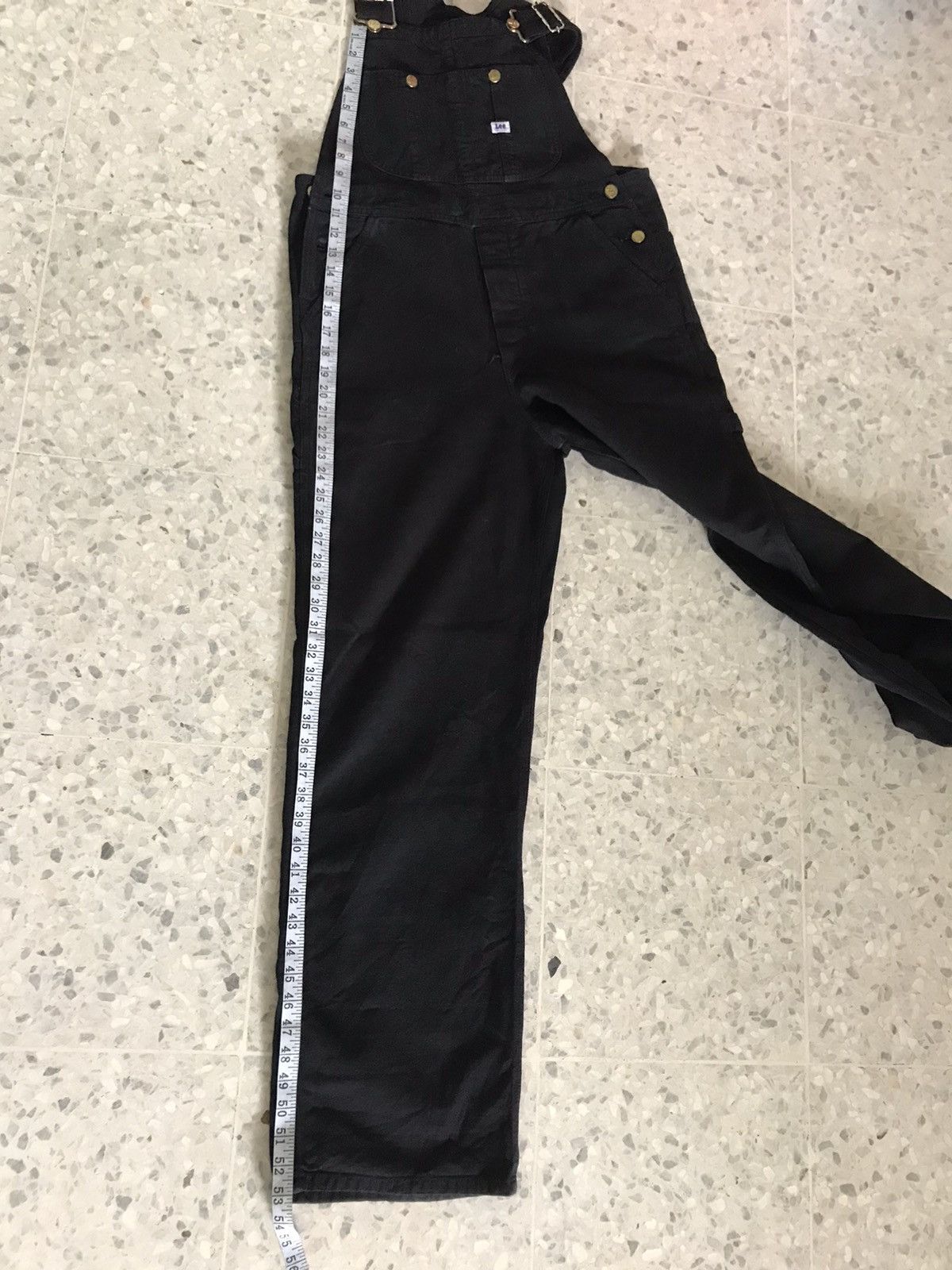 Lee Vintage Lee Work Wear Denim Black Jumpsuit/Coverall Size US 30 / EU 46 - 21 Thumbnail