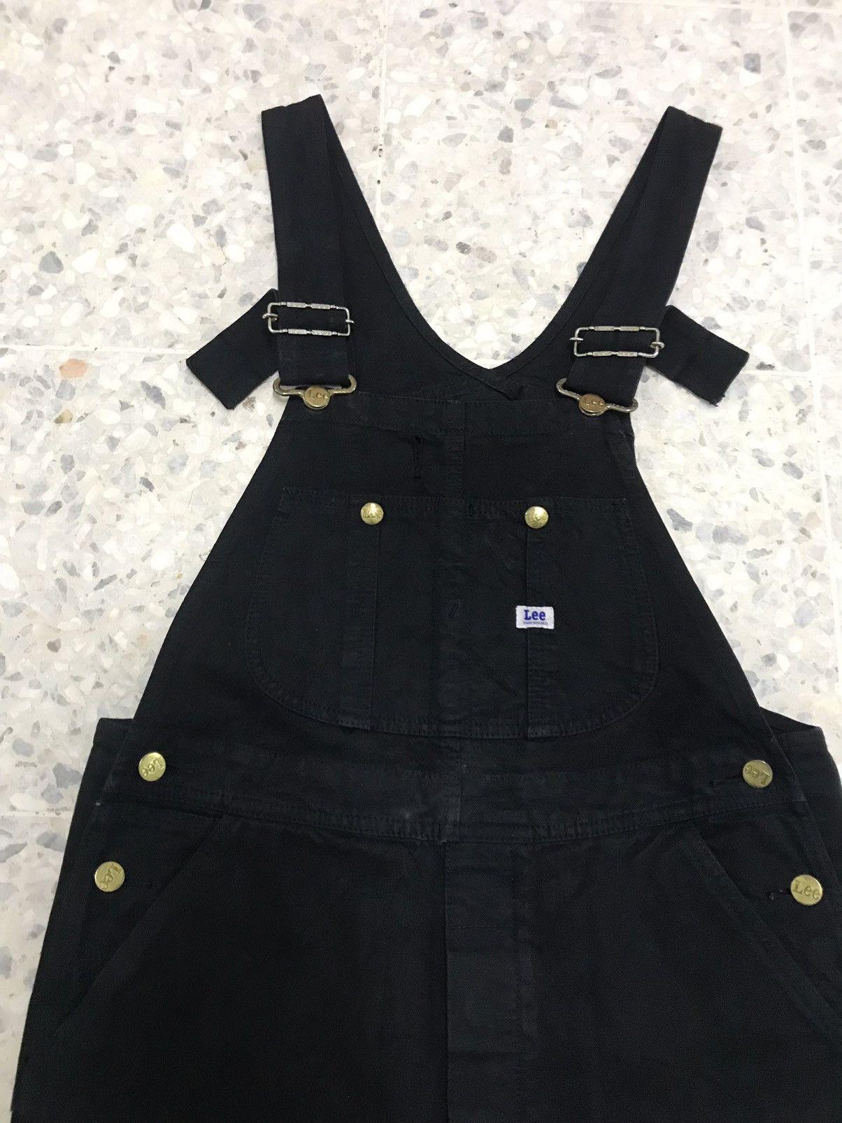 Lee Vintage Lee Work Wear Denim Black Jumpsuit/Coverall Size US 30 / EU 46 - 5 Thumbnail