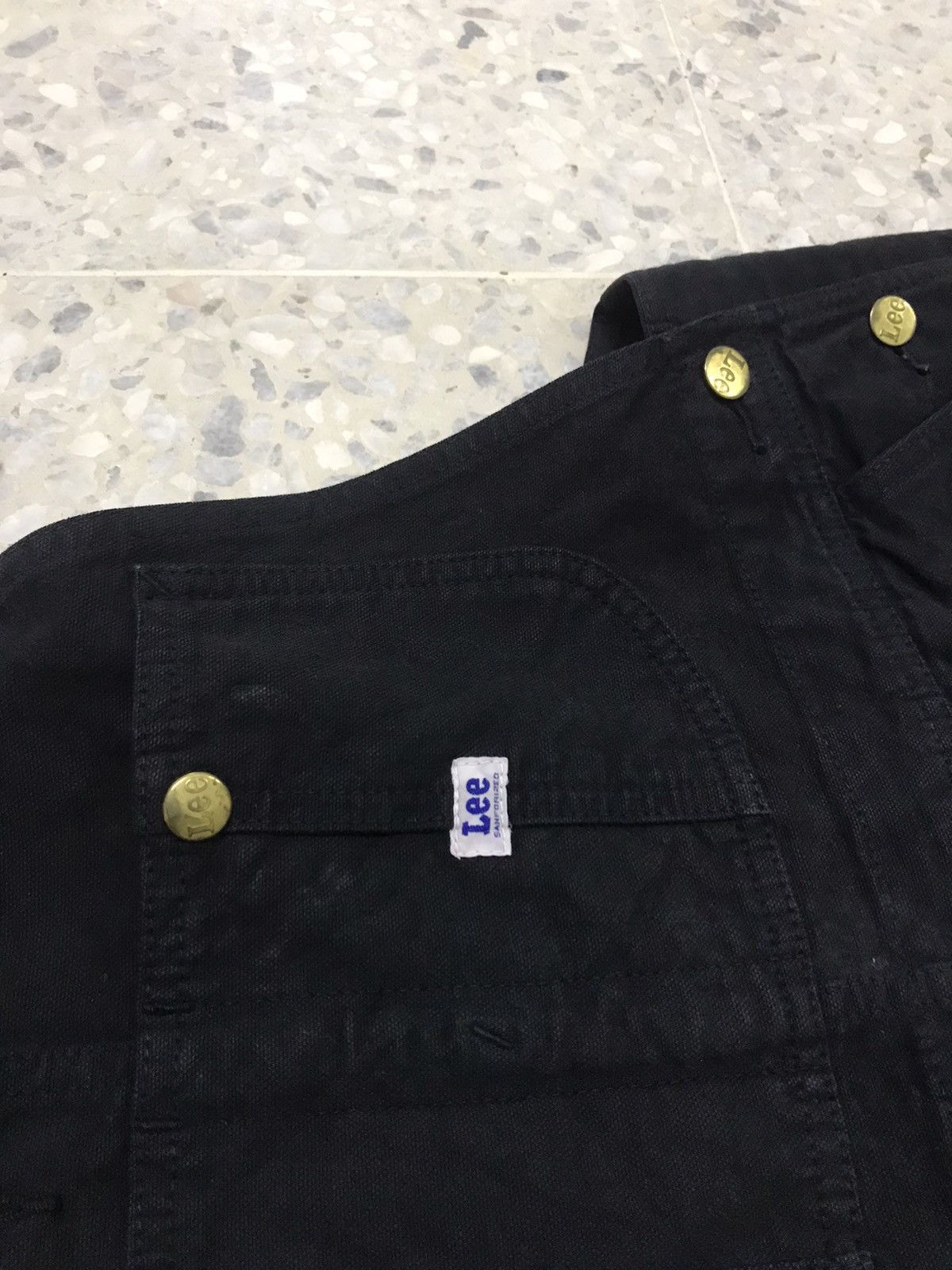 Lee Vintage Lee Work Wear Denim Black Jumpsuit/Coverall Size US 30 / EU 46 - 23 Thumbnail