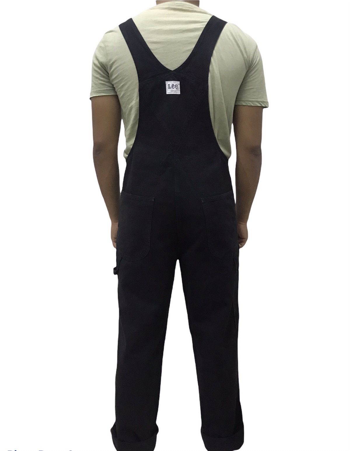 Lee Vintage Lee Work Wear Denim Black Jumpsuit/Coverall Size US 30 / EU 46 - 4 Thumbnail