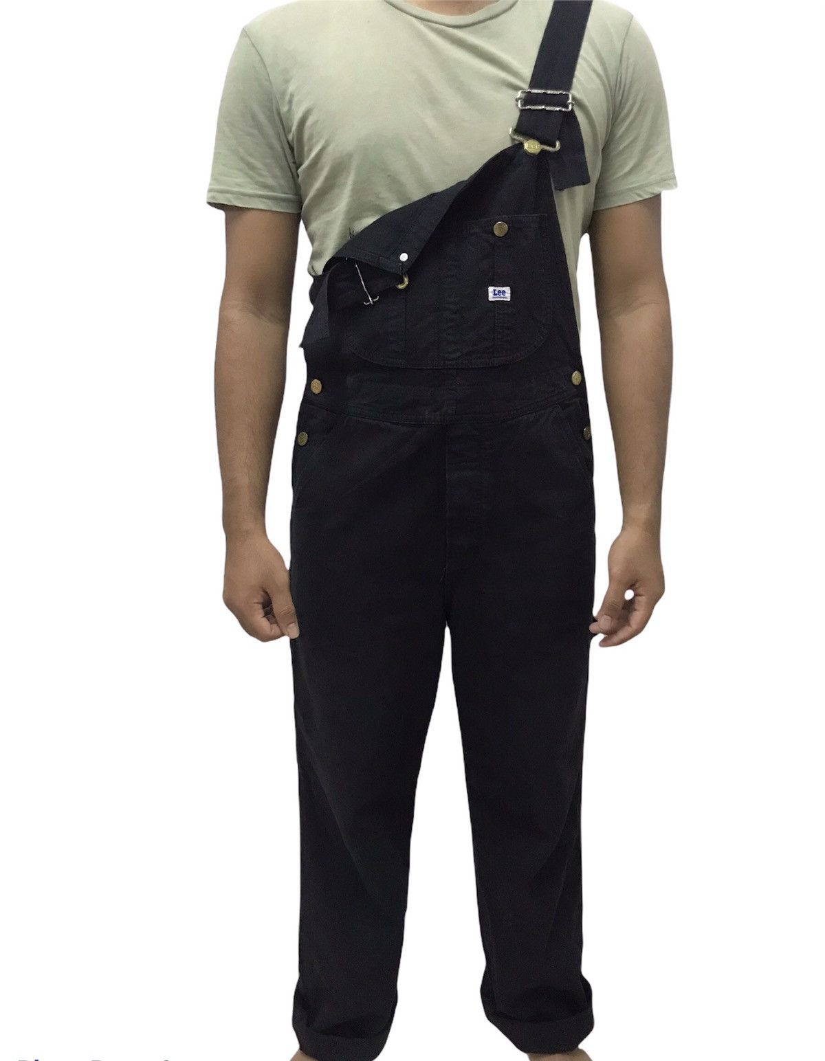 Lee Vintage Lee Work Wear Denim Black Jumpsuit/Coverall Size US 30 / EU 46 - 3 Thumbnail