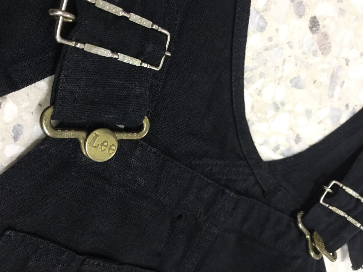 Lee Vintage Lee Work Wear Denim Black Jumpsuit/Coverall Size US 30 / EU 46 - 7 Thumbnail