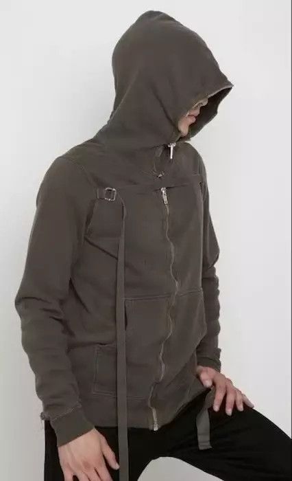 RICK OWENS DRKSHDW ギンプストラップフーディ Rick Owens DRKSHDW Gimp Mediumweight Hoodie Black | END. (US)