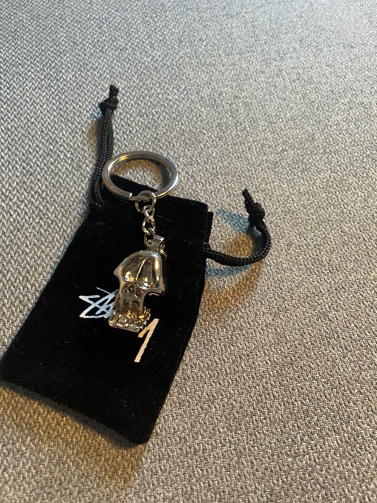 Vintage STUSSY SKULL KEYCHAIN | Grailed