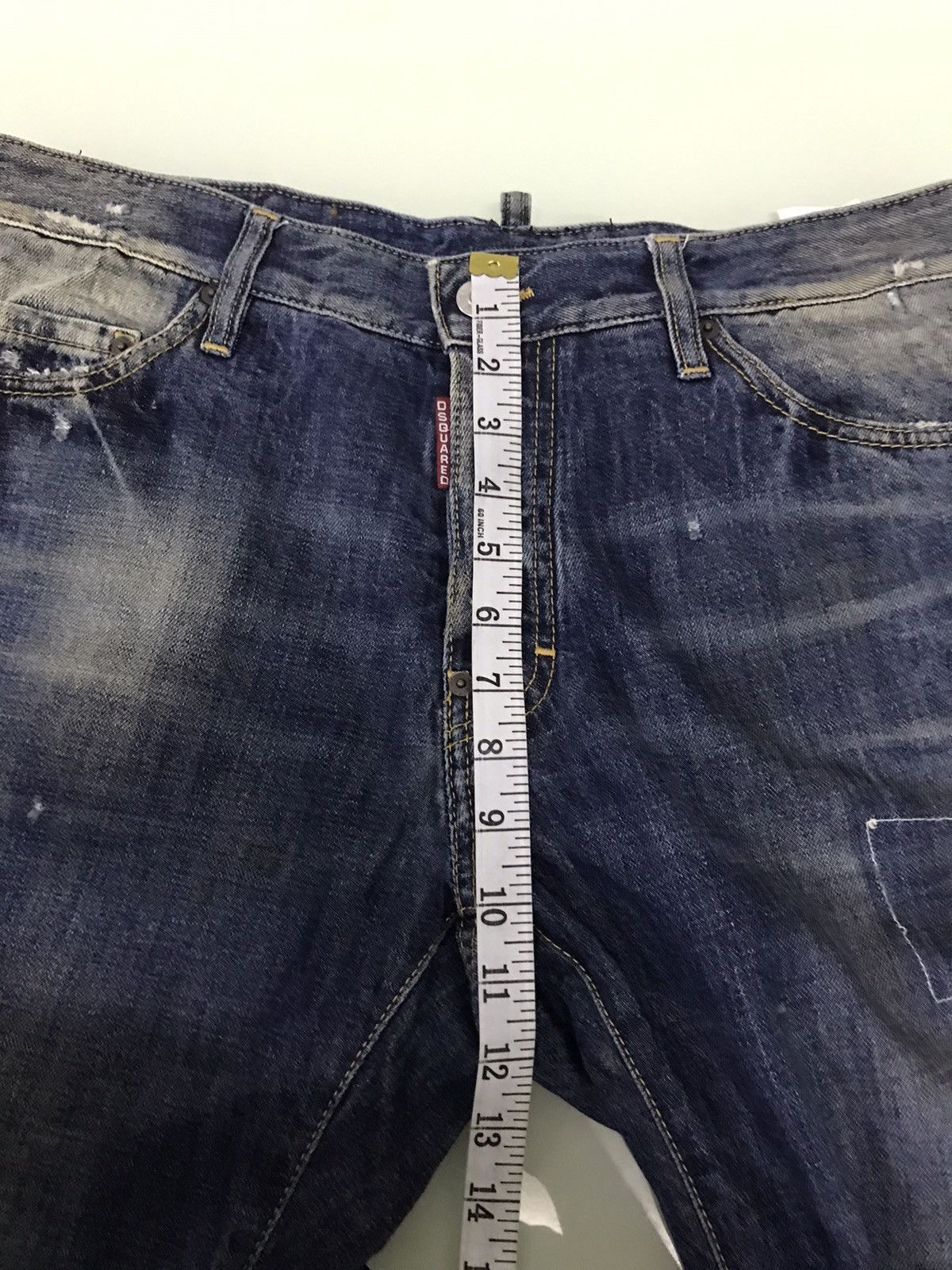 Dsquared2 Vintage Dsquared2 Distressed patchwork denim jeans Size US 35 - 19 Thumbnail