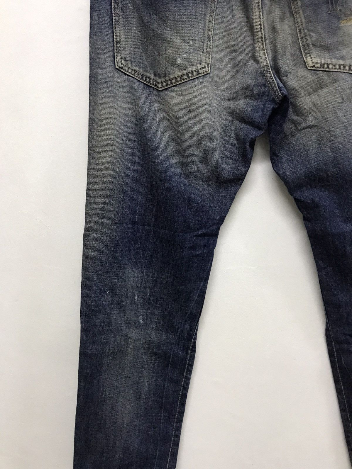 Dsquared2 Vintage Dsquared2 Distressed patchwork denim jeans Size US 35 - 12 Thumbnail