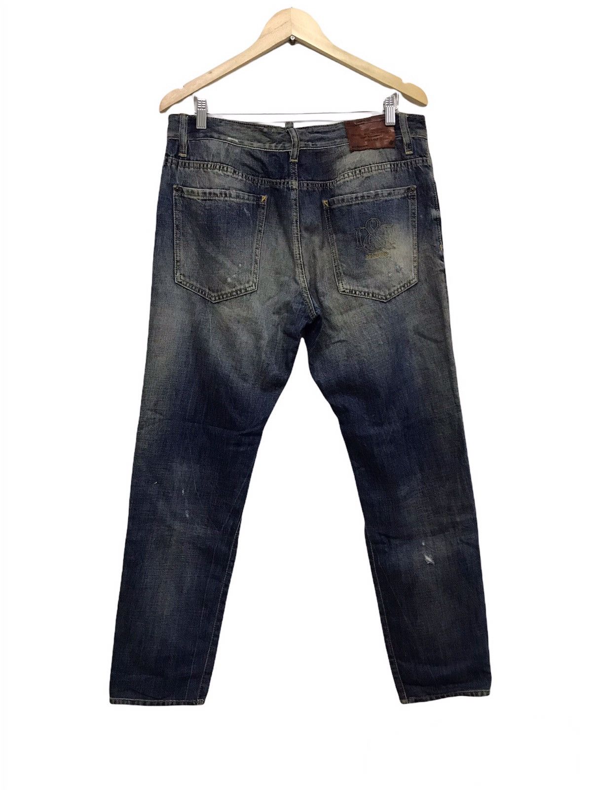 Dsquared2 Vintage Dsquared2 Distressed patchwork denim jeans Size US 35 - 2 Thumbnail