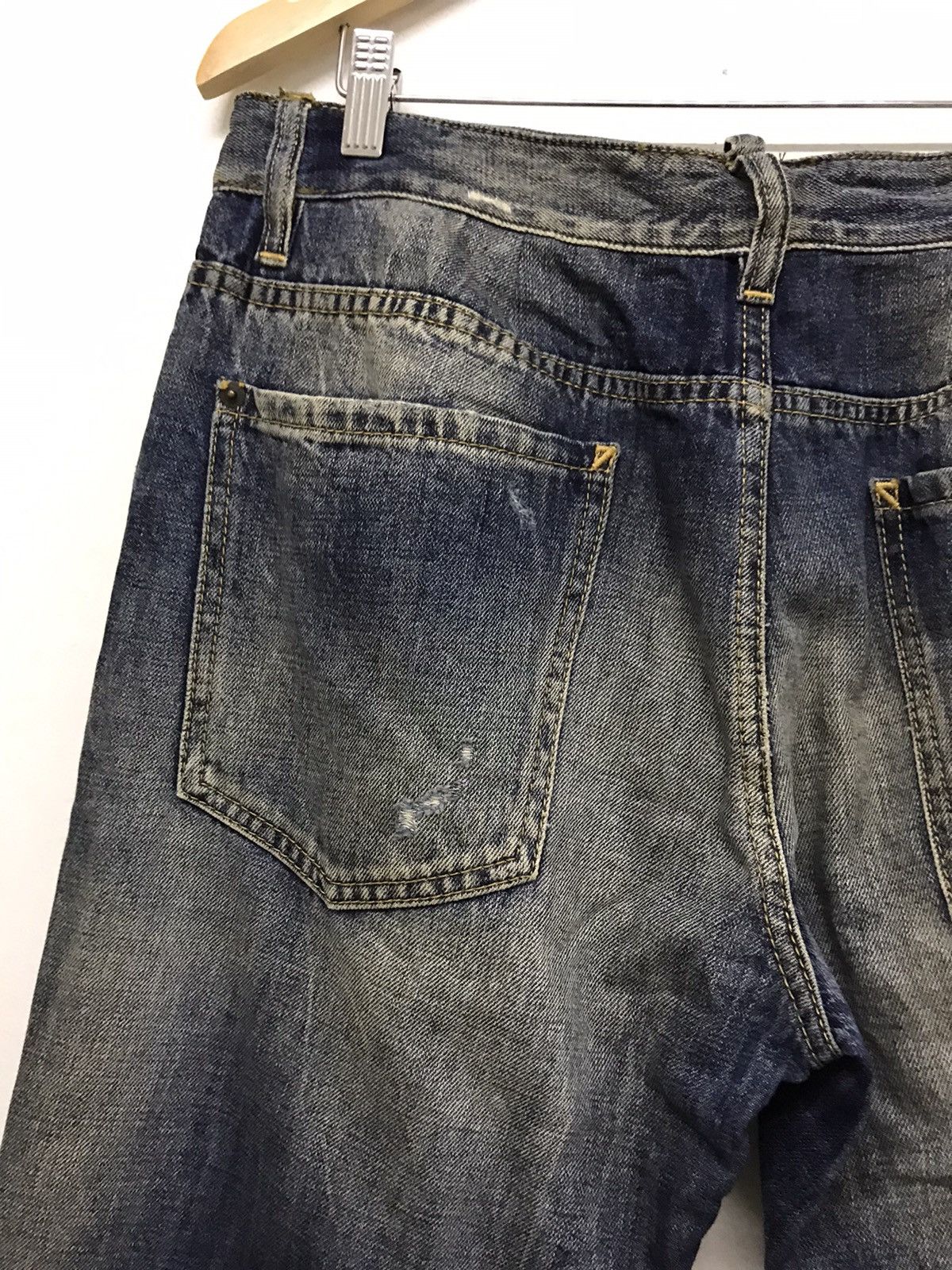 Dsquared2 Vintage Dsquared2 Distressed patchwork denim jeans Size US 35 - 11 Thumbnail