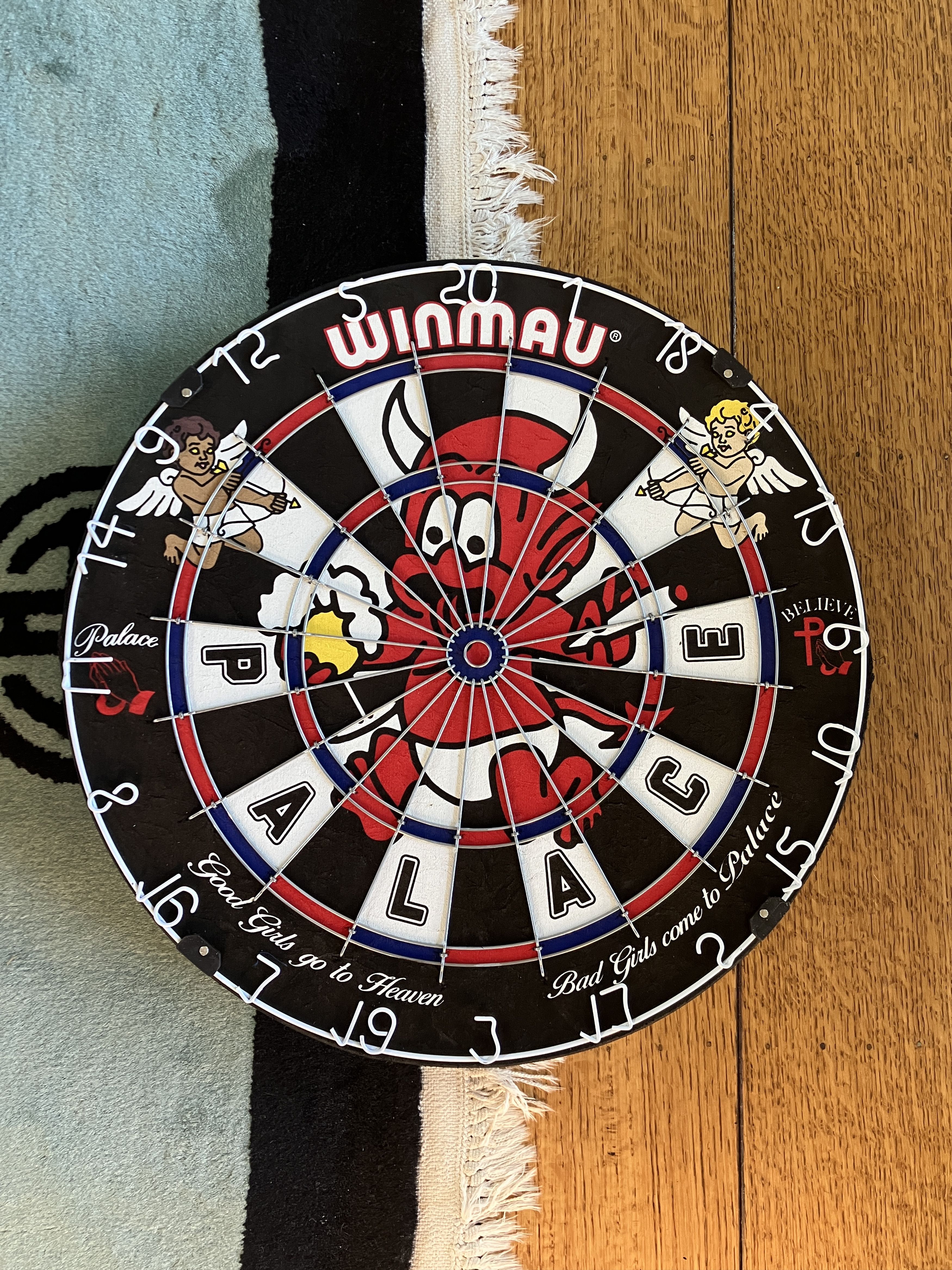 Palace Summer 23 Palace Winmau Fallen Angels Dartboard | Grailed