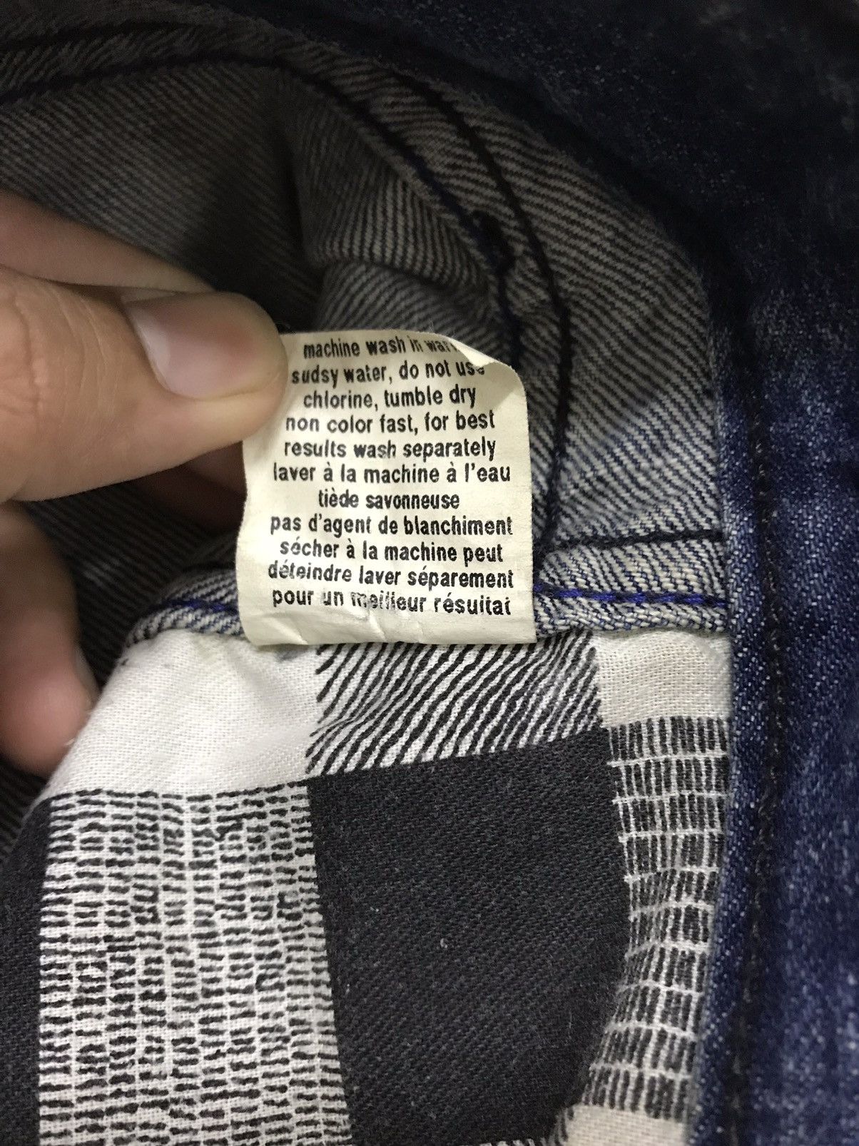 Stussy Rare❗️Vintage Stussy made in canada loose cut denim Size US 35 - 15 Thumbnail