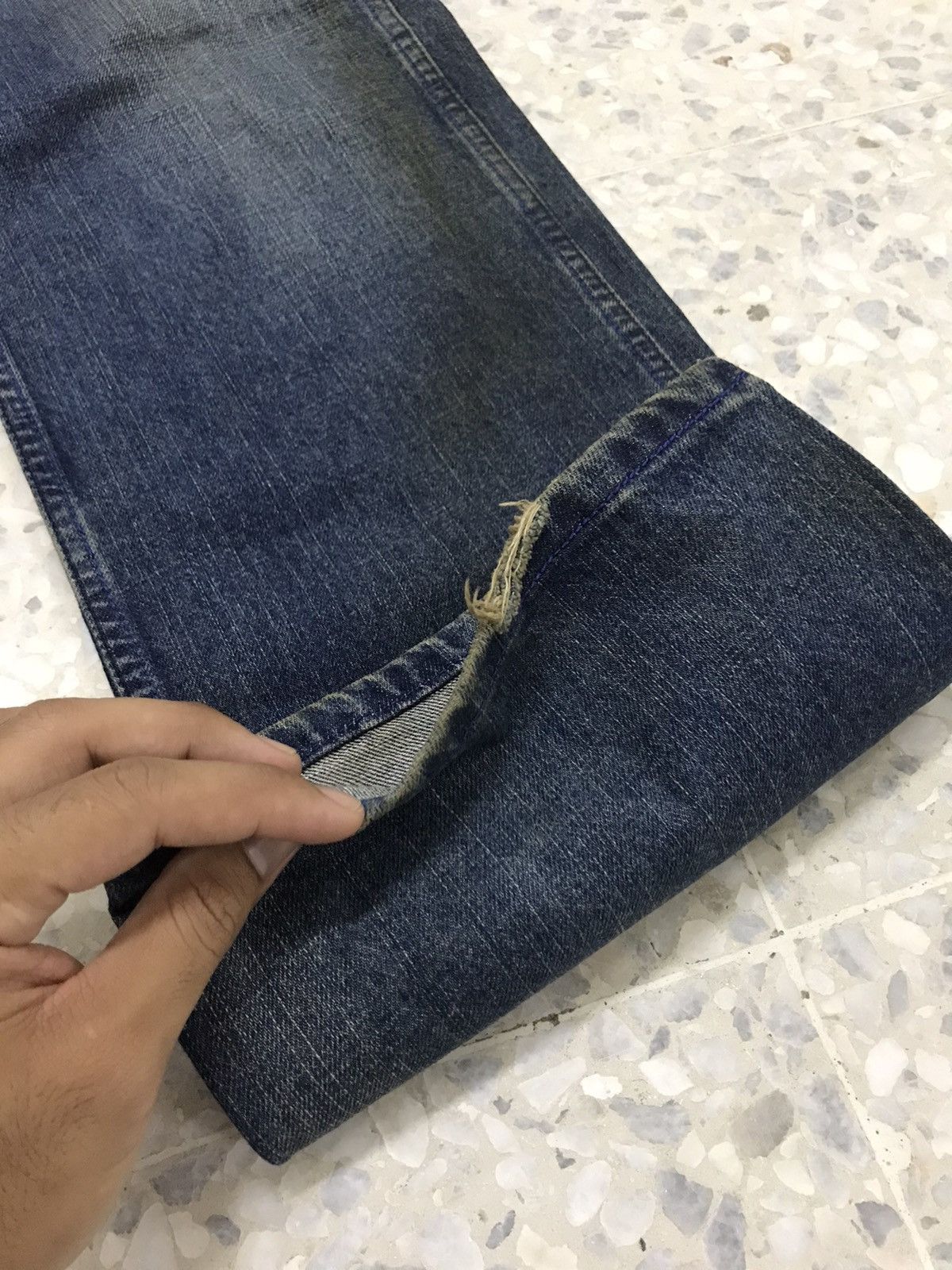 Stussy Rare❗️Vintage Stussy made in canada loose cut denim Size US 35 - 8 Thumbnail