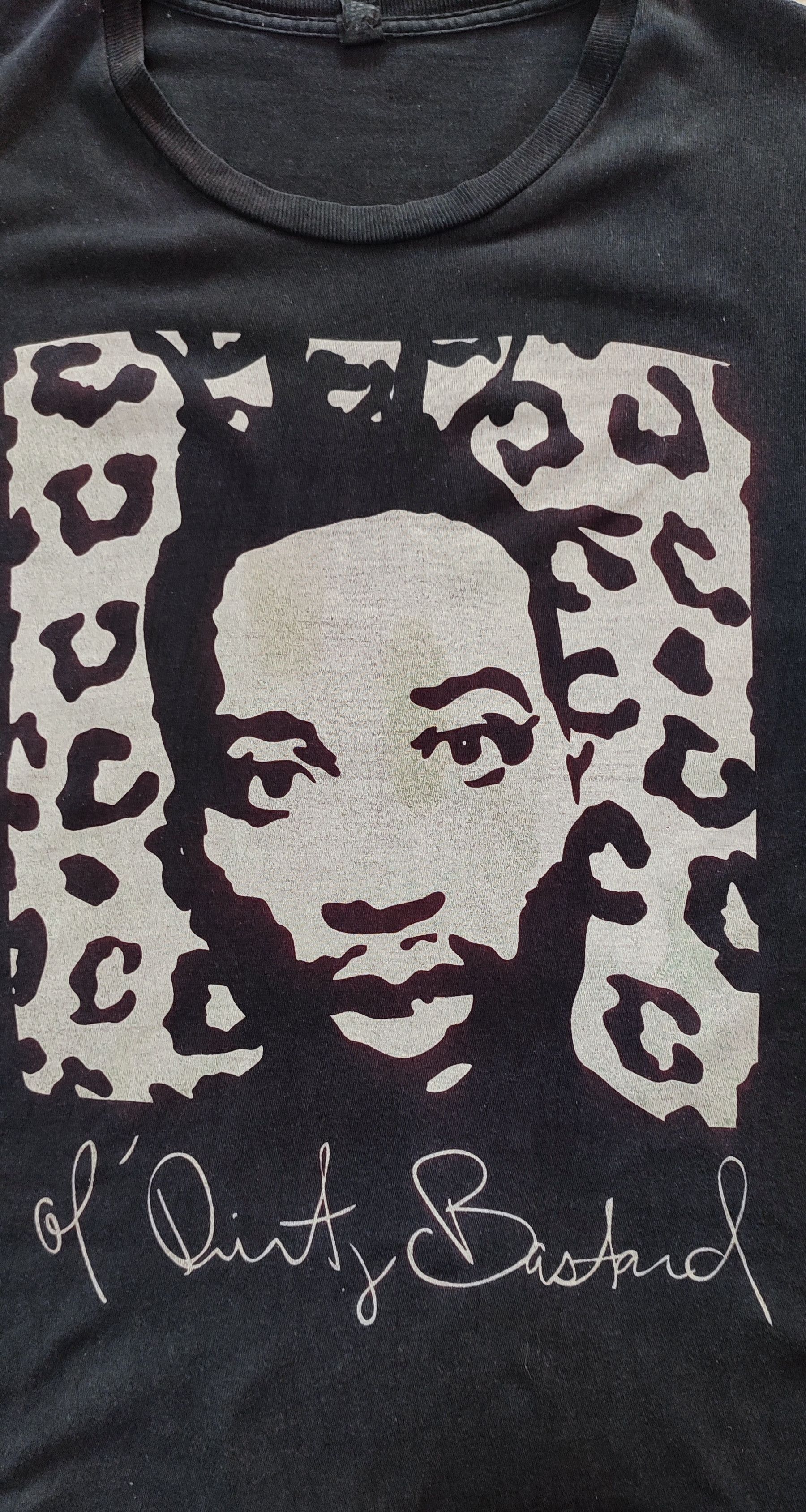 Band Tees × Rap Tees × Wu-Tang Clan Ol Dirty Bastard Wu Tang by Tultex Faded Black Tee. Size US M / EU 48-50 / 2 - 2 Thumbnail