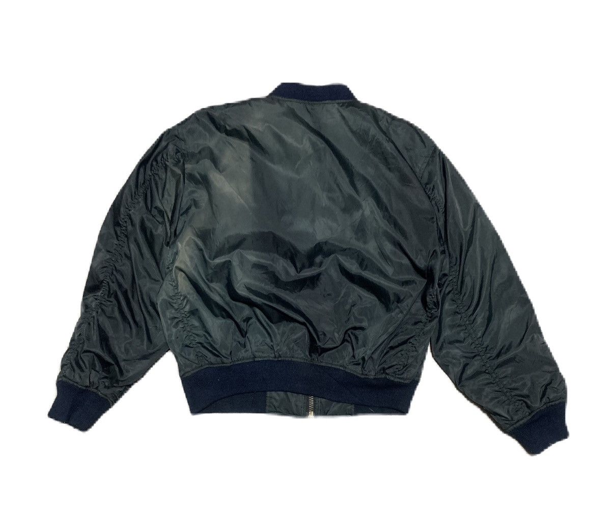 Japanese Brand Trashed Vintage Reversible Bomber Jacket Size US M / EU 48-50 / 2 - 2 Thumbnail