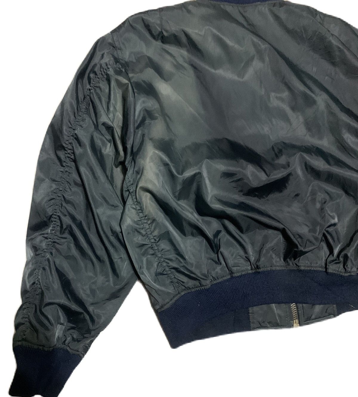 Japanese Brand Trashed Vintage Reversible Bomber Jacket Size US M / EU 48-50 / 2 - 3 Thumbnail