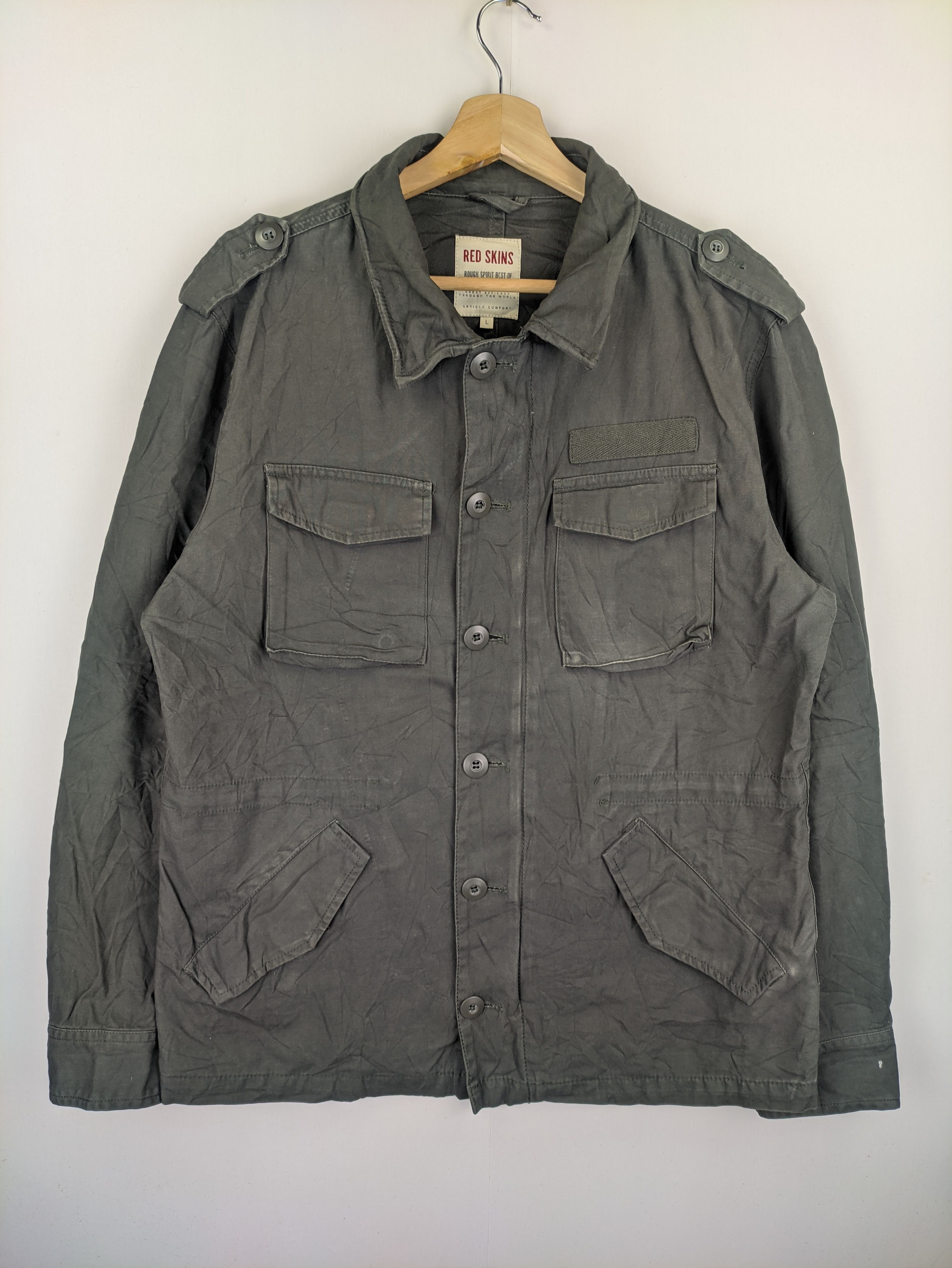 Japanese Brand Steals🔥Field Jacket M65 Military Style by Redskins Size US M / EU 48-50 / 2 - 1 Thumbnail