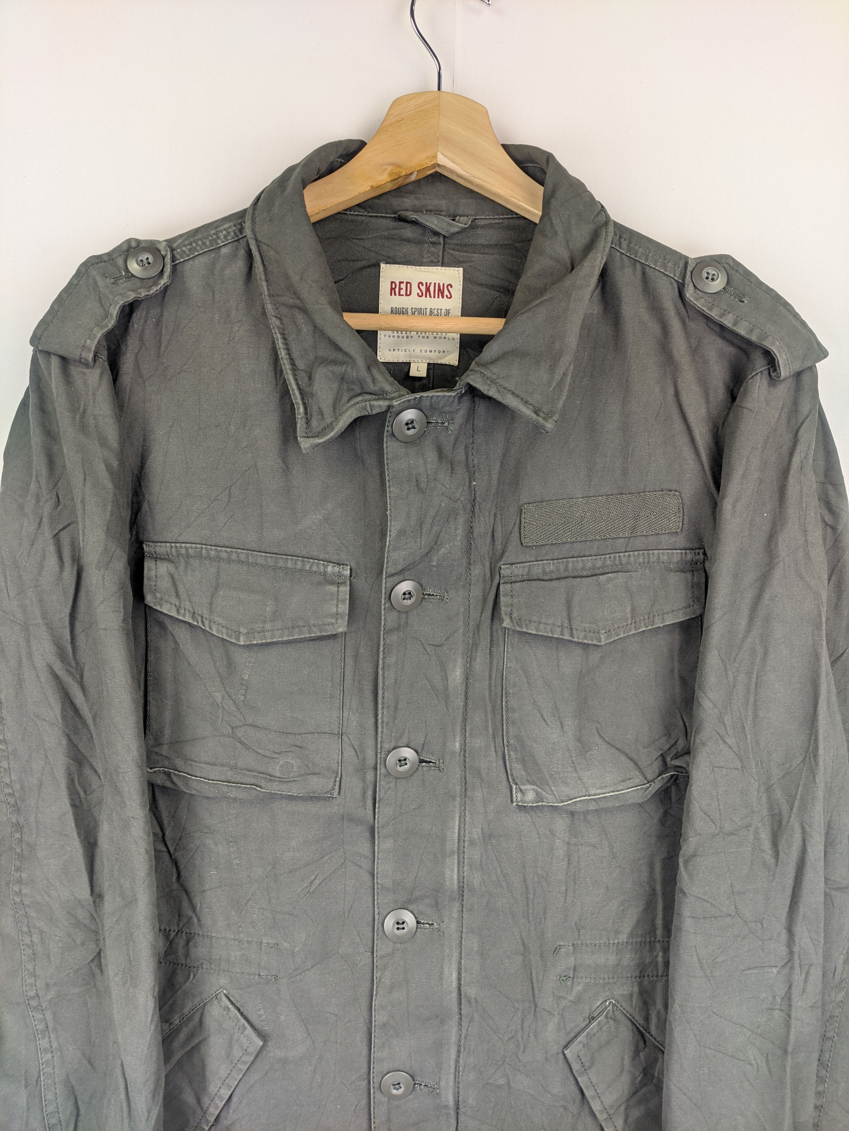 Japanese Brand Steals🔥Field Jacket M65 Military Style by Redskins Size US M / EU 48-50 / 2 - 6 Thumbnail