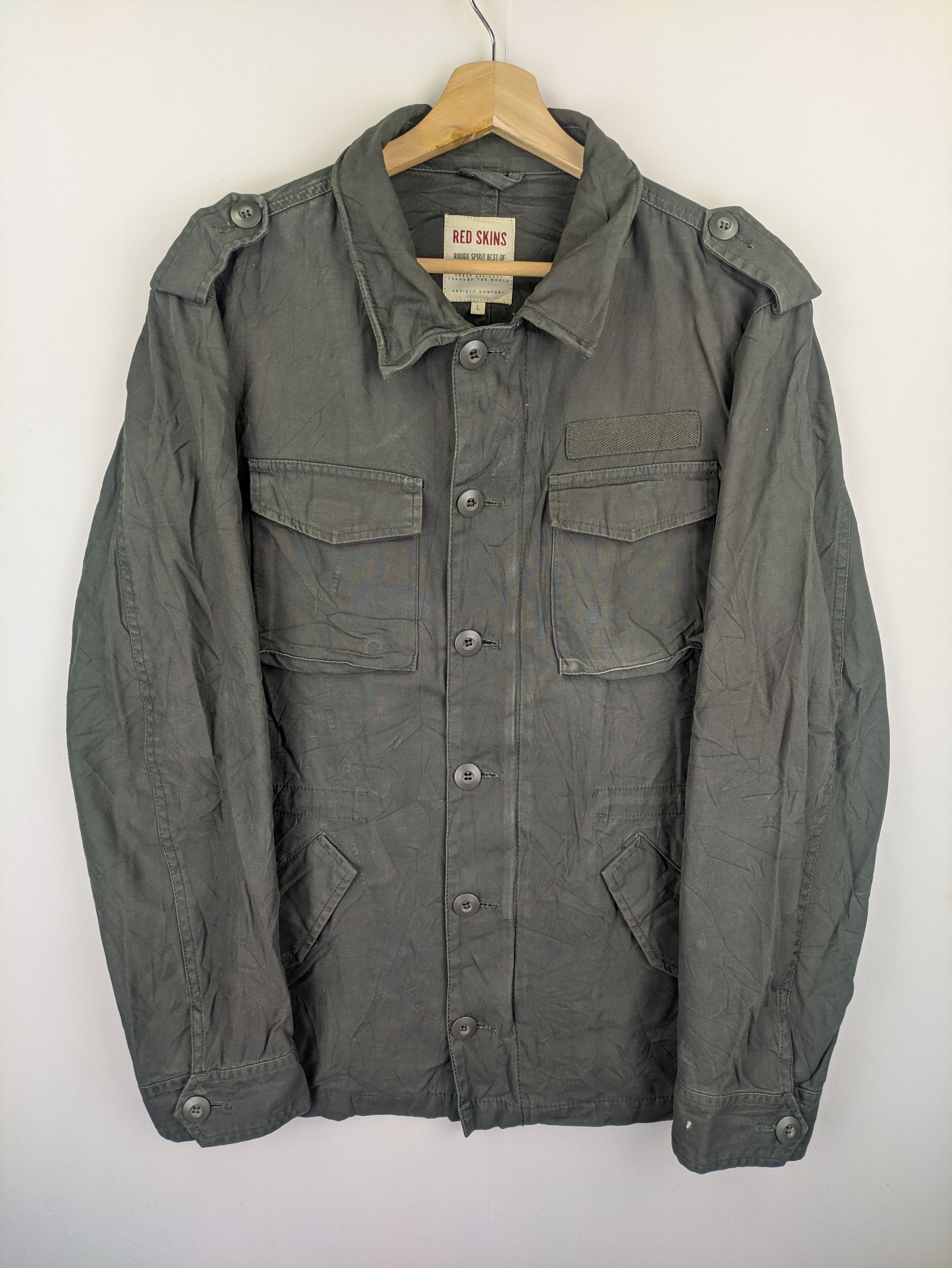 Japanese Brand Steals🔥Field Jacket M65 Military Style by Redskins Size US M / EU 48-50 / 2 - 8 Thumbnail