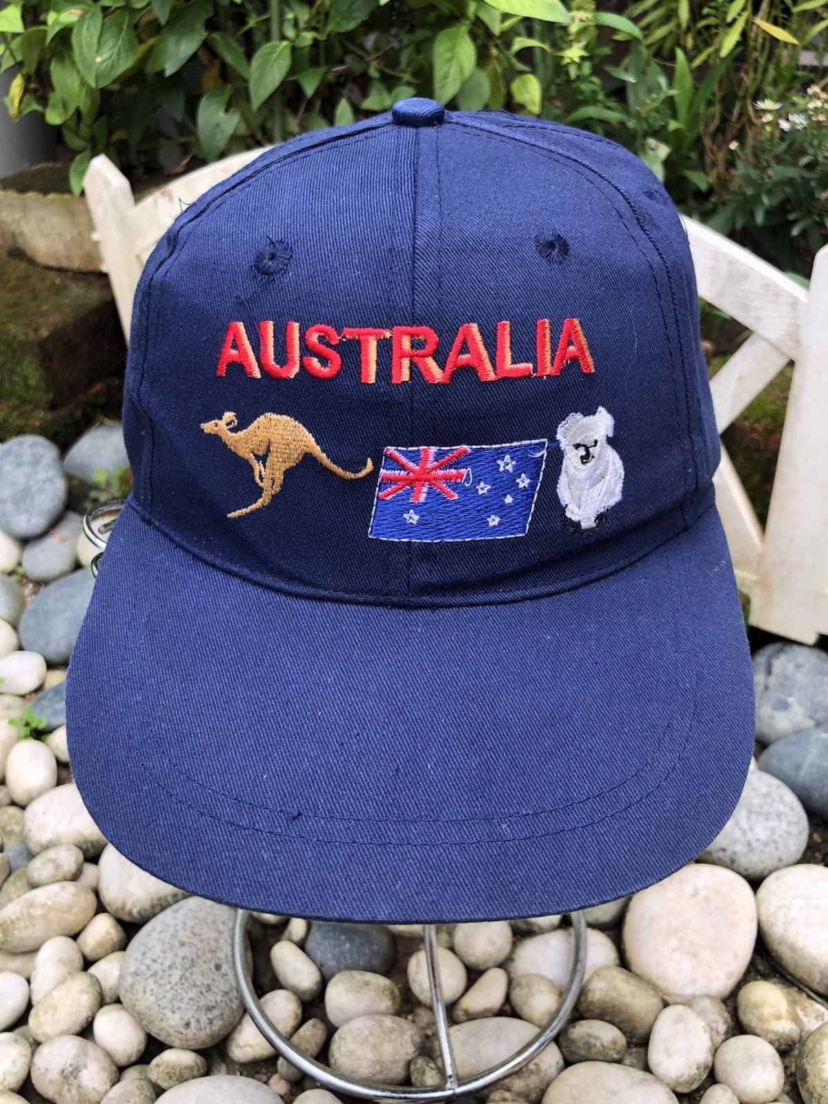 Japanese Brand VINTAGE EMBROIDERY AUSTRALIA CAP HAT KANGAROO KOALA Size ONE SIZE - 2 Thumbnail