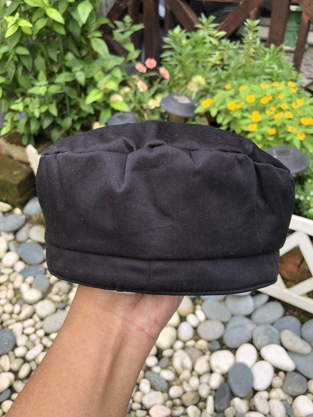 Japanese Brand CHAIN DECOR BAKER BOY MILITARY HAT CAP BY SBY HAPPYSISTER Size ONE SIZE - 5 Thumbnail