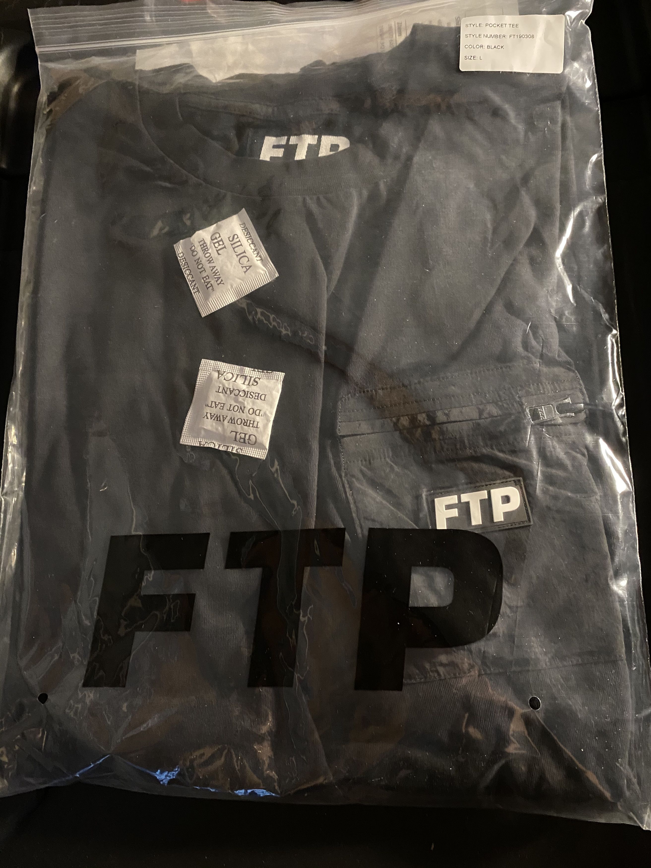 Fuck The Population FTP Nylon Pocket Tee Black Size Large Size US L / EU 52-54 / 3 - 2 Thumbnail