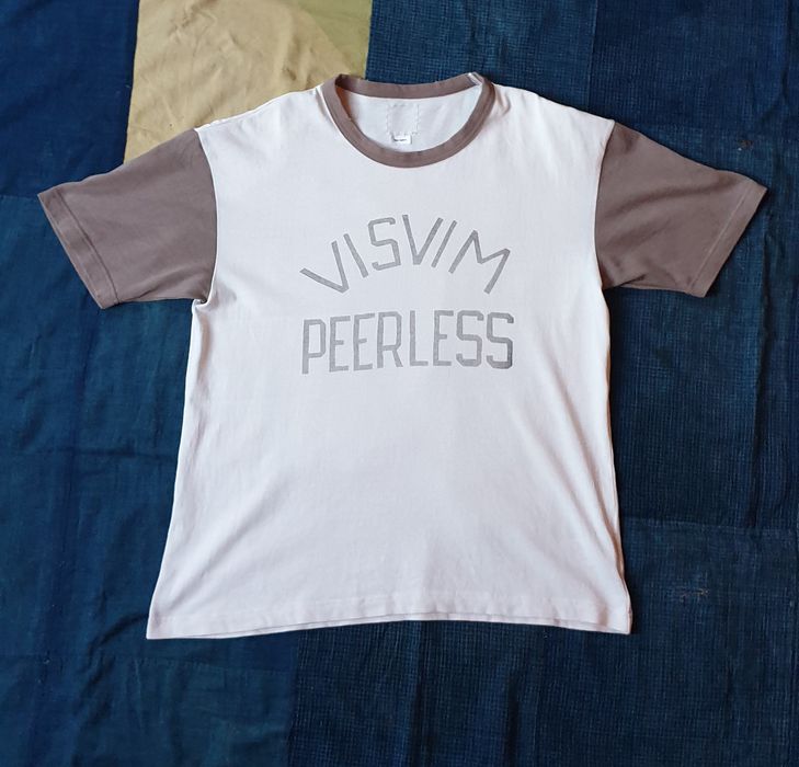 Visvim Jumbo Tee S/S Peerless Off White | Grailed