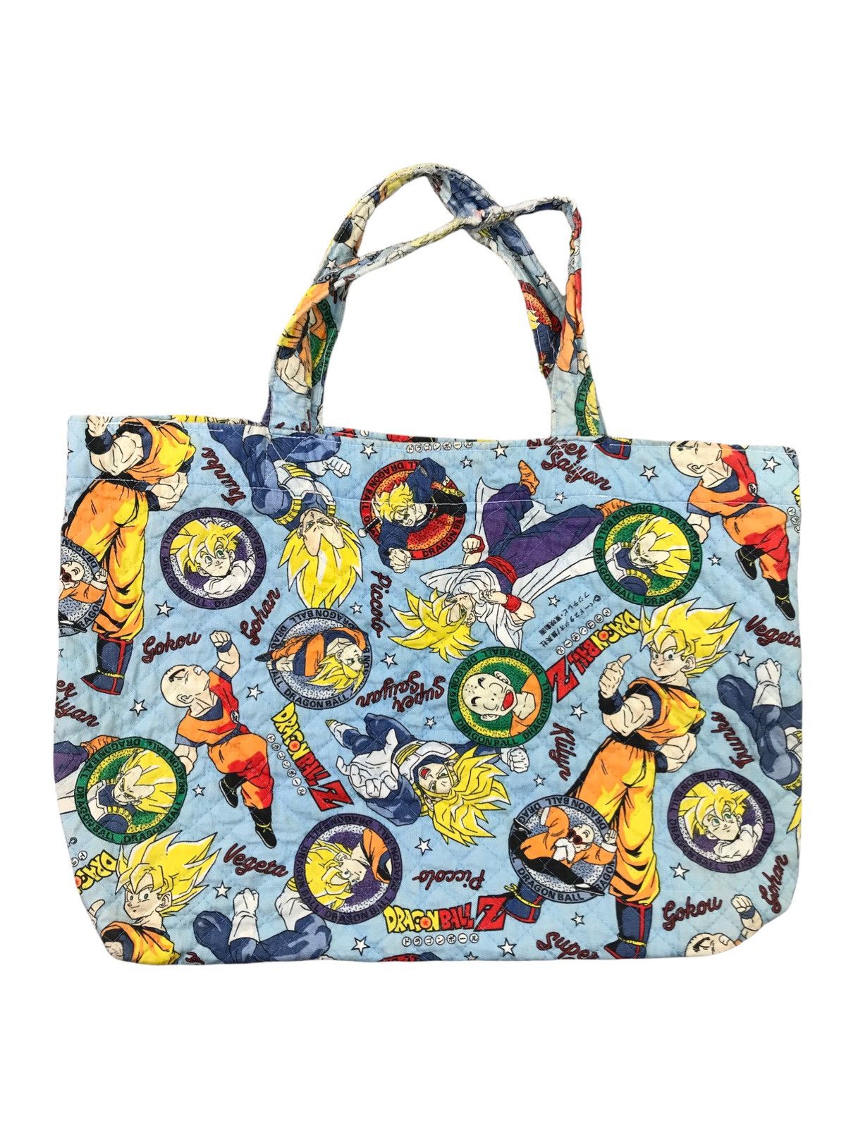 Anime × Handmade × Japanese Brand COMBO 💥 Dragon Ball Z Tote Bag Drawstring Bag Size ONE SIZE - 2 Thumbnail