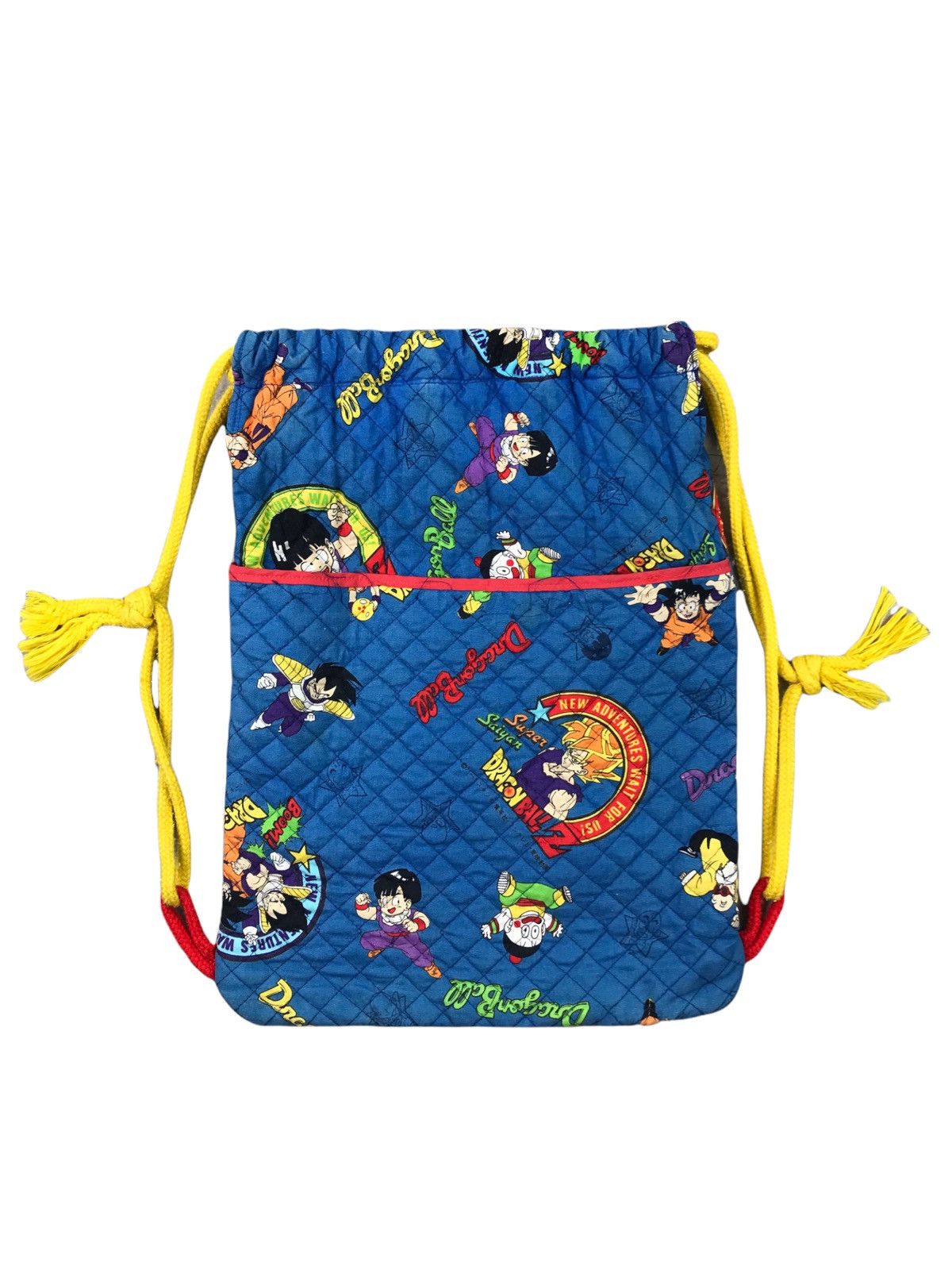 Anime × Handmade × Japanese Brand COMBO 💥 Dragon Ball Z Tote Bag Drawstring Bag Size ONE SIZE - 7 Thumbnail