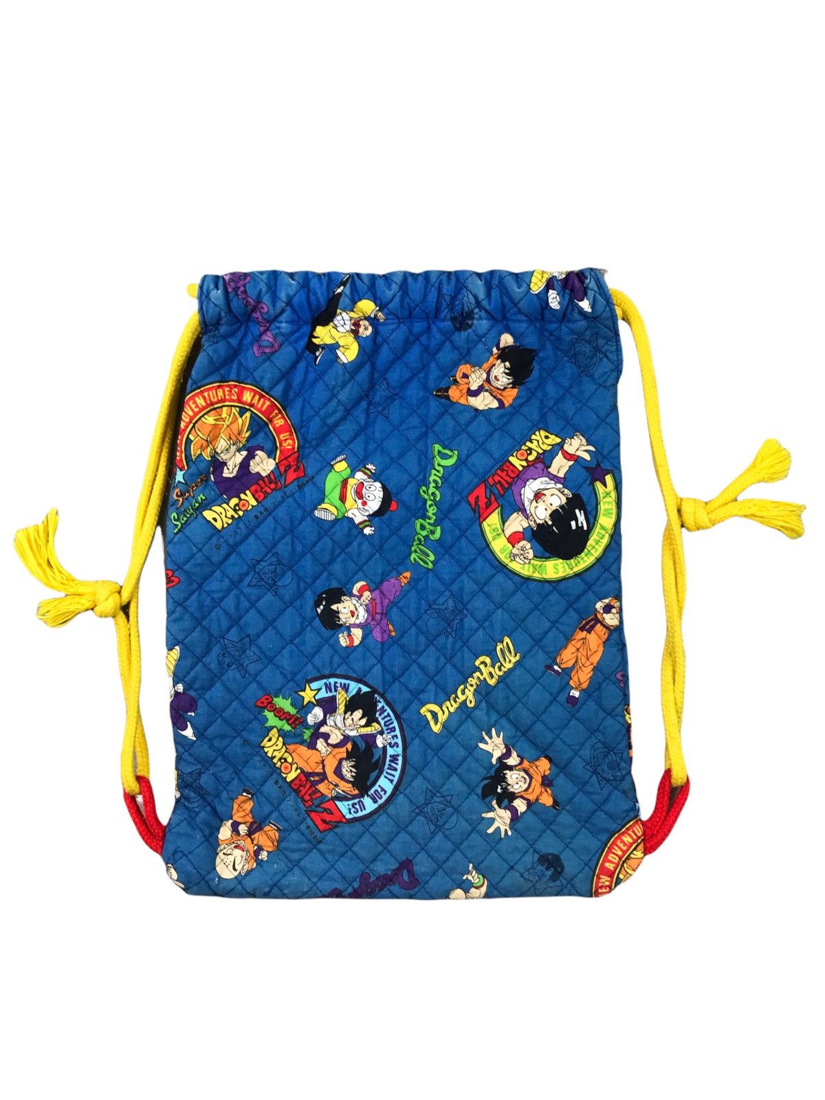 Anime × Handmade × Japanese Brand COMBO 💥 Dragon Ball Z Tote Bag Drawstring Bag Size ONE SIZE - 8 Thumbnail