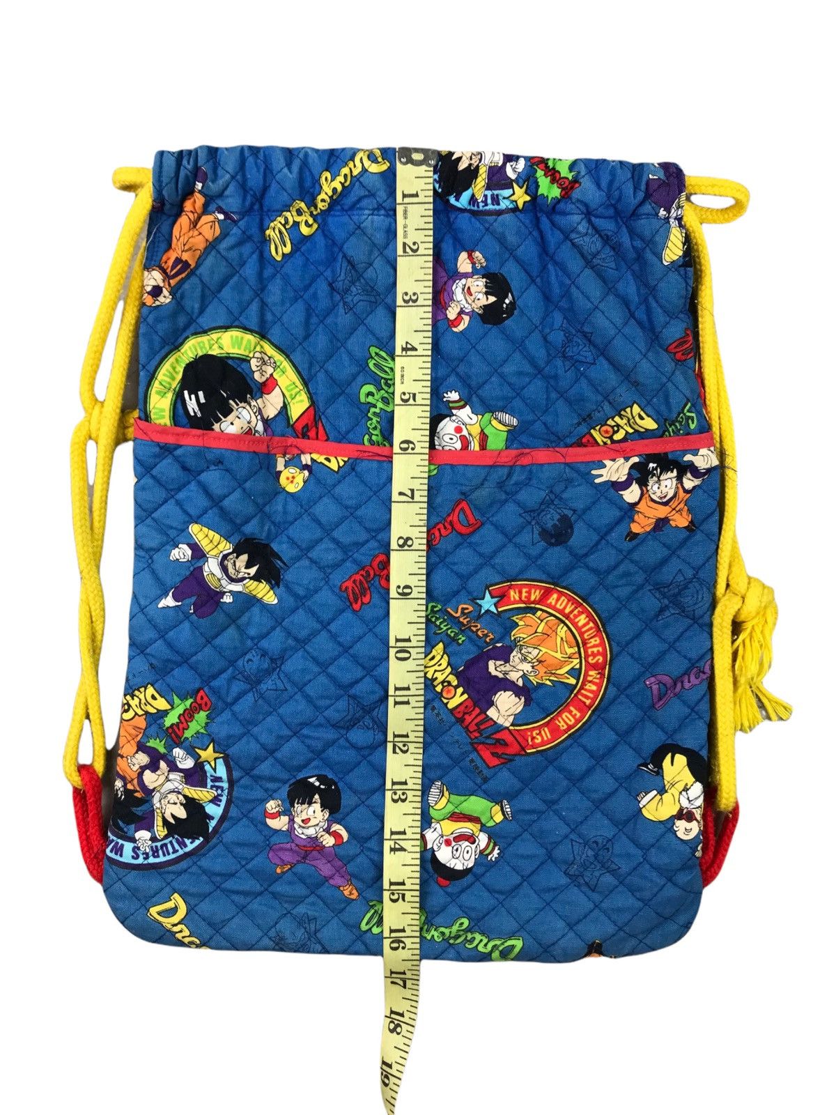 Anime × Handmade × Japanese Brand COMBO 💥 Dragon Ball Z Tote Bag Drawstring Bag Size ONE SIZE - 12 Thumbnail