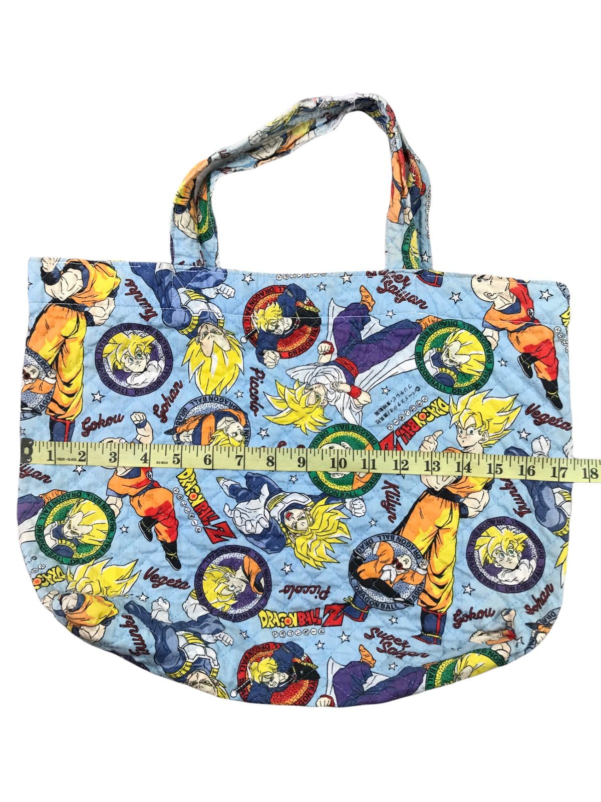 Anime × Handmade × Japanese Brand COMBO 💥 Dragon Ball Z Tote Bag Drawstring Bag Size ONE SIZE - 6 Thumbnail