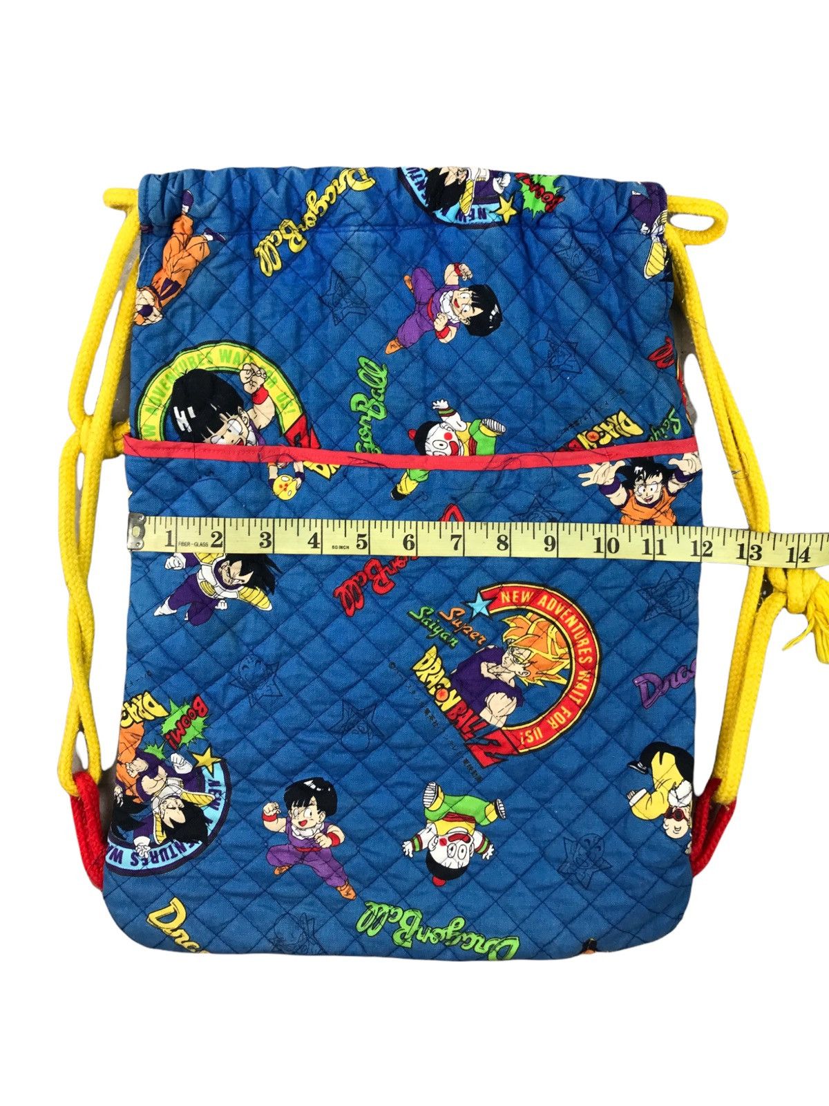 Anime × Handmade × Japanese Brand COMBO 💥 Dragon Ball Z Tote Bag Drawstring Bag Size ONE SIZE - 11 Thumbnail