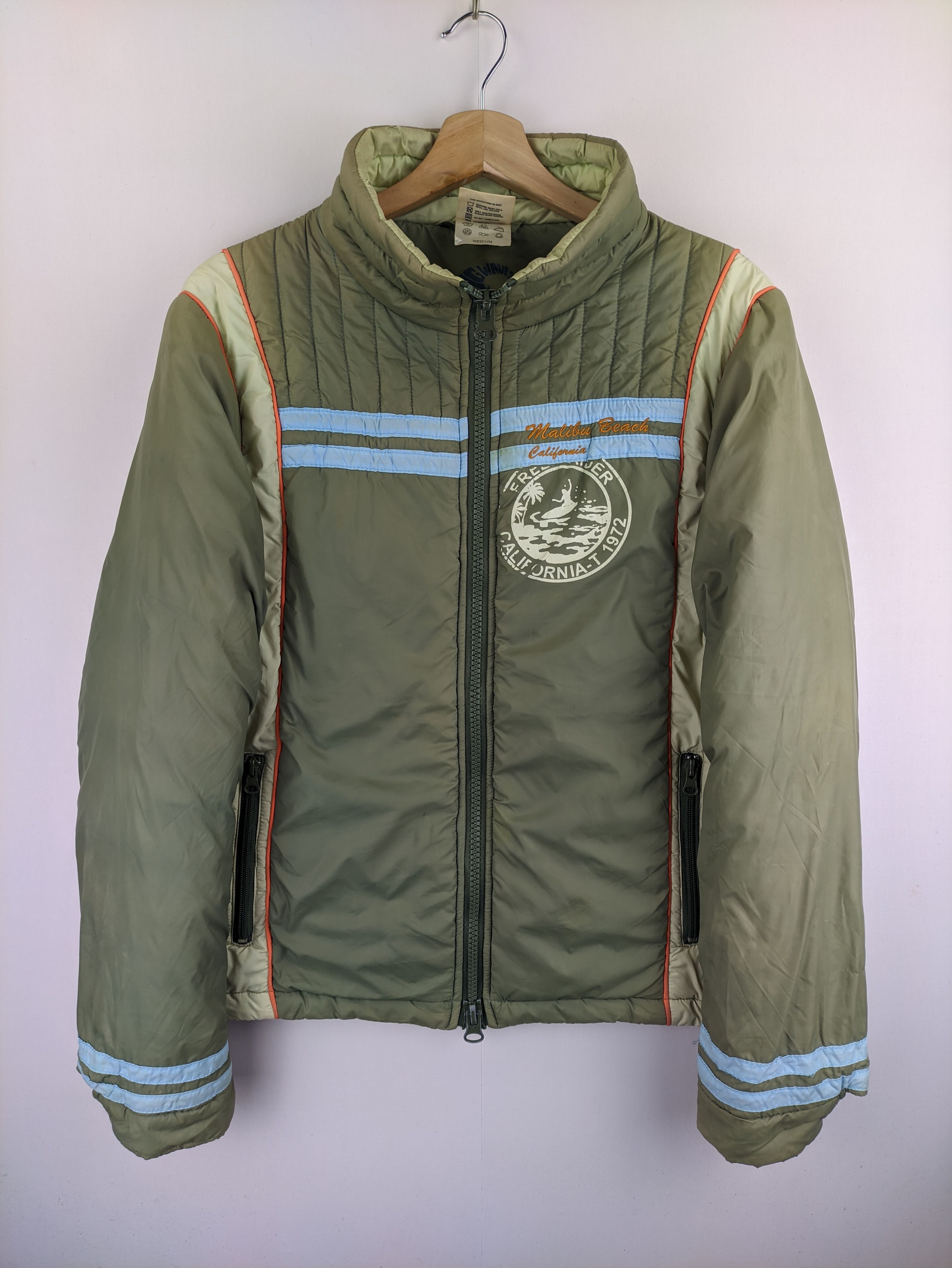 Japanese Brand Steals🔥Vintage Down Jacket Big Wave Surf California Size US M / EU 48-50 / 2 - 10 Thumbnail