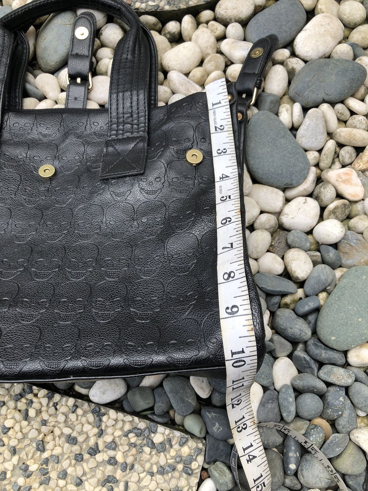 Vintage 💀PUNK SKULL MONOGRAM CROSSBODY BAG Size ONE SIZE - 11 Thumbnail