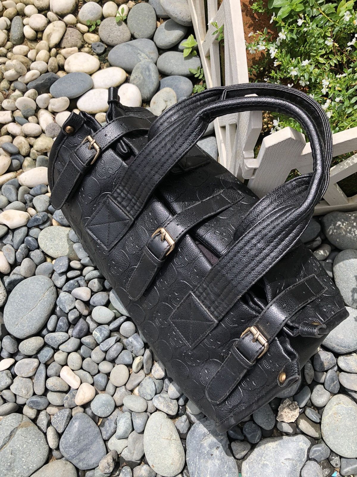 Vintage 💀PUNK SKULL MONOGRAM CROSSBODY BAG Size ONE SIZE - 3 Thumbnail